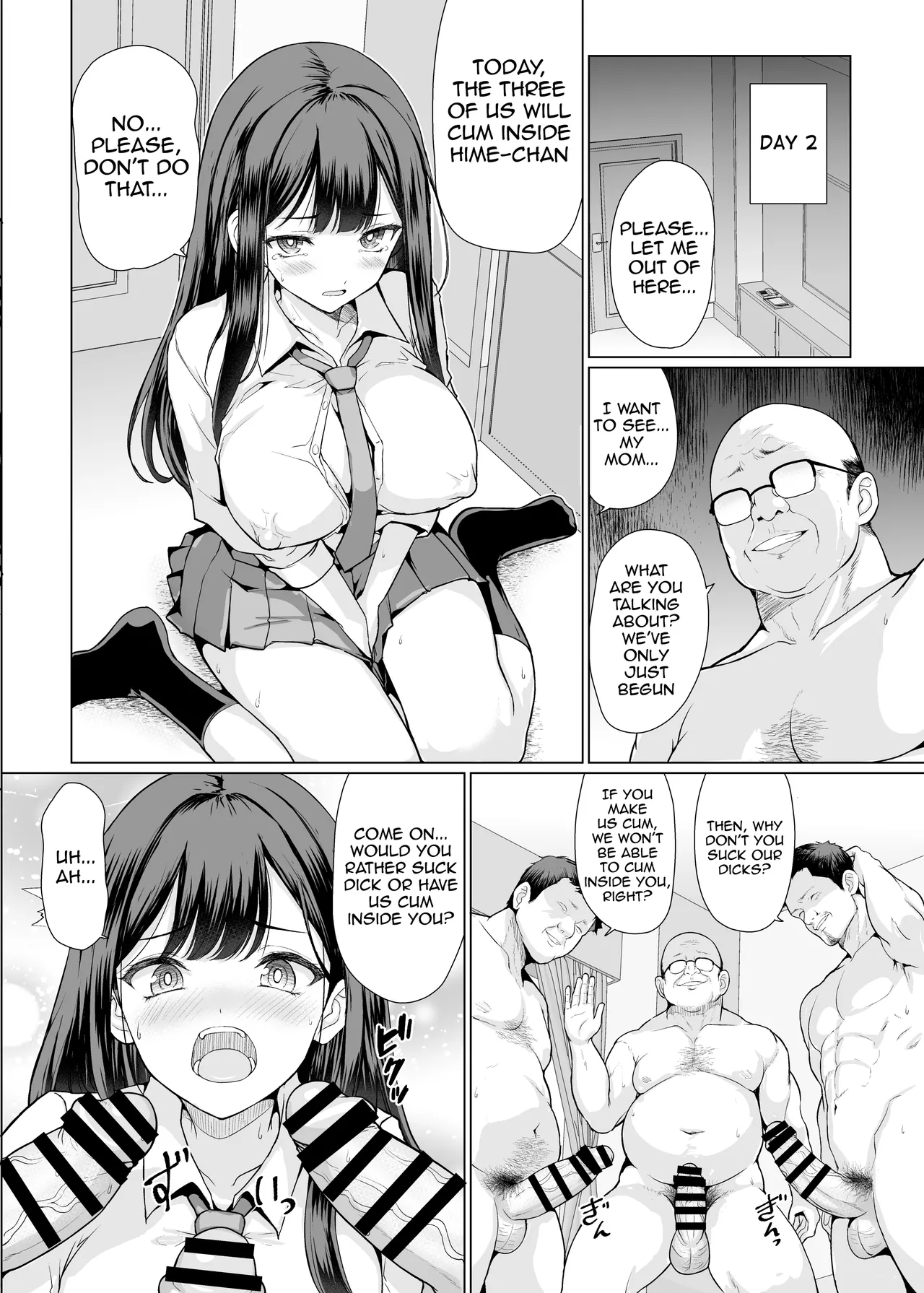 Page 22 of [An-Arc XXX (Hamo)] Kichiku na Oji-san-tachi ni Hamerarete | Fucked by cruel old men [English] [meganekun_tl] [Digital]