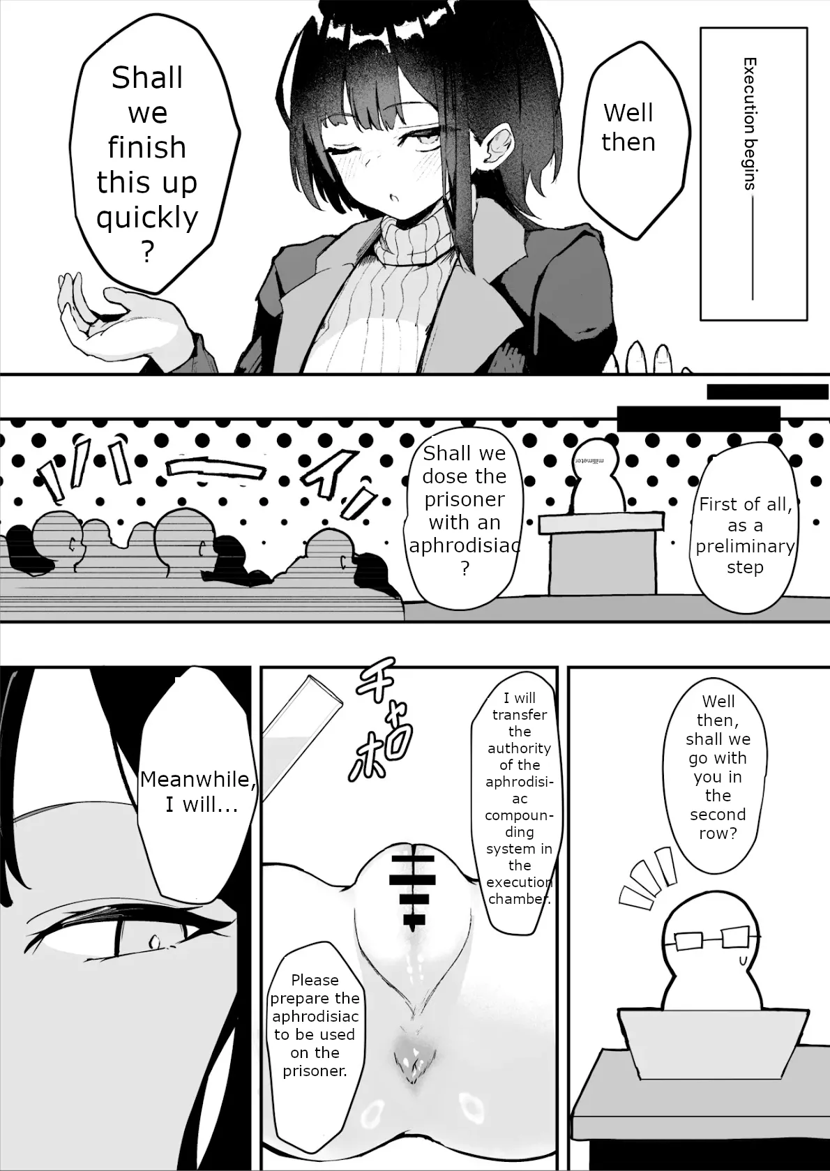 The Story of a Gloomy Execution Officer Who Accidentally Sensation-Blocks Her Own Pussy page 13 original parody - multiple orgasms x-ray hentai manga - read online free