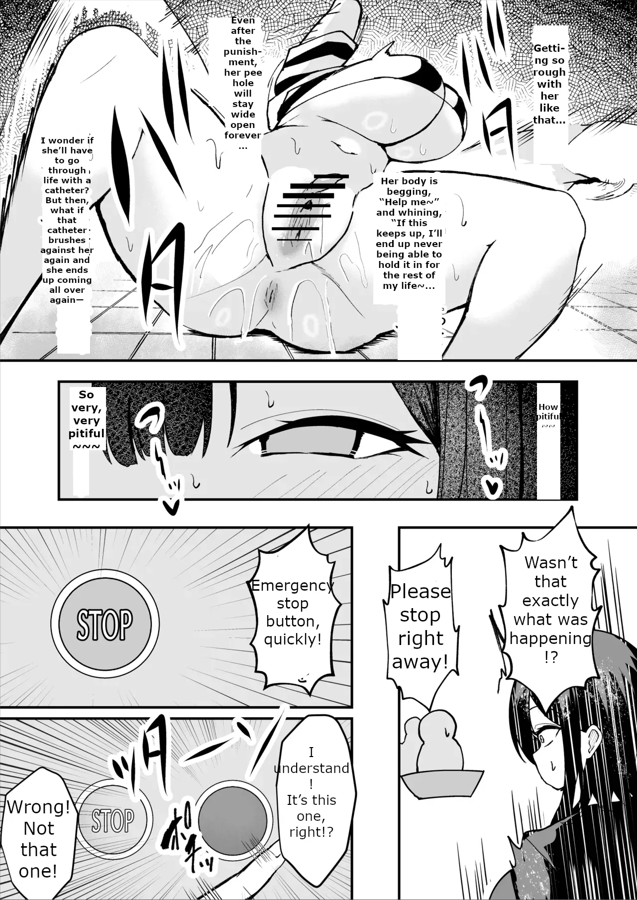The Story of a Gloomy Execution Officer Who Accidentally Sensation-Blocks Her Own Pussy page 31 original parody - multiple orgasms x-ray hentai manga - read online free