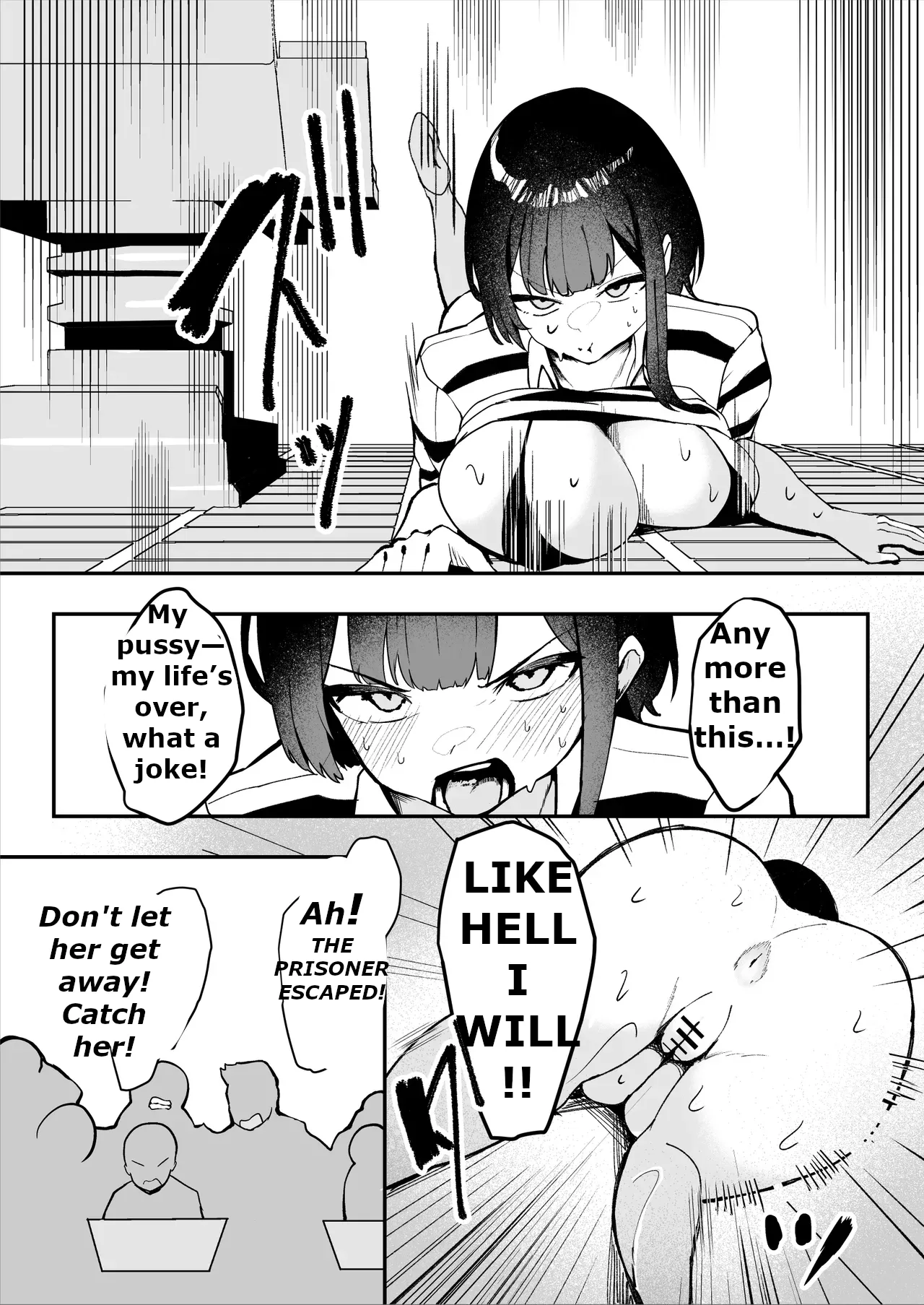 The Story of a Gloomy Execution Officer Who Accidentally Sensation-Blocks Her Own Pussy page 54 original parody - squirting big breasts hentai manga - read online free