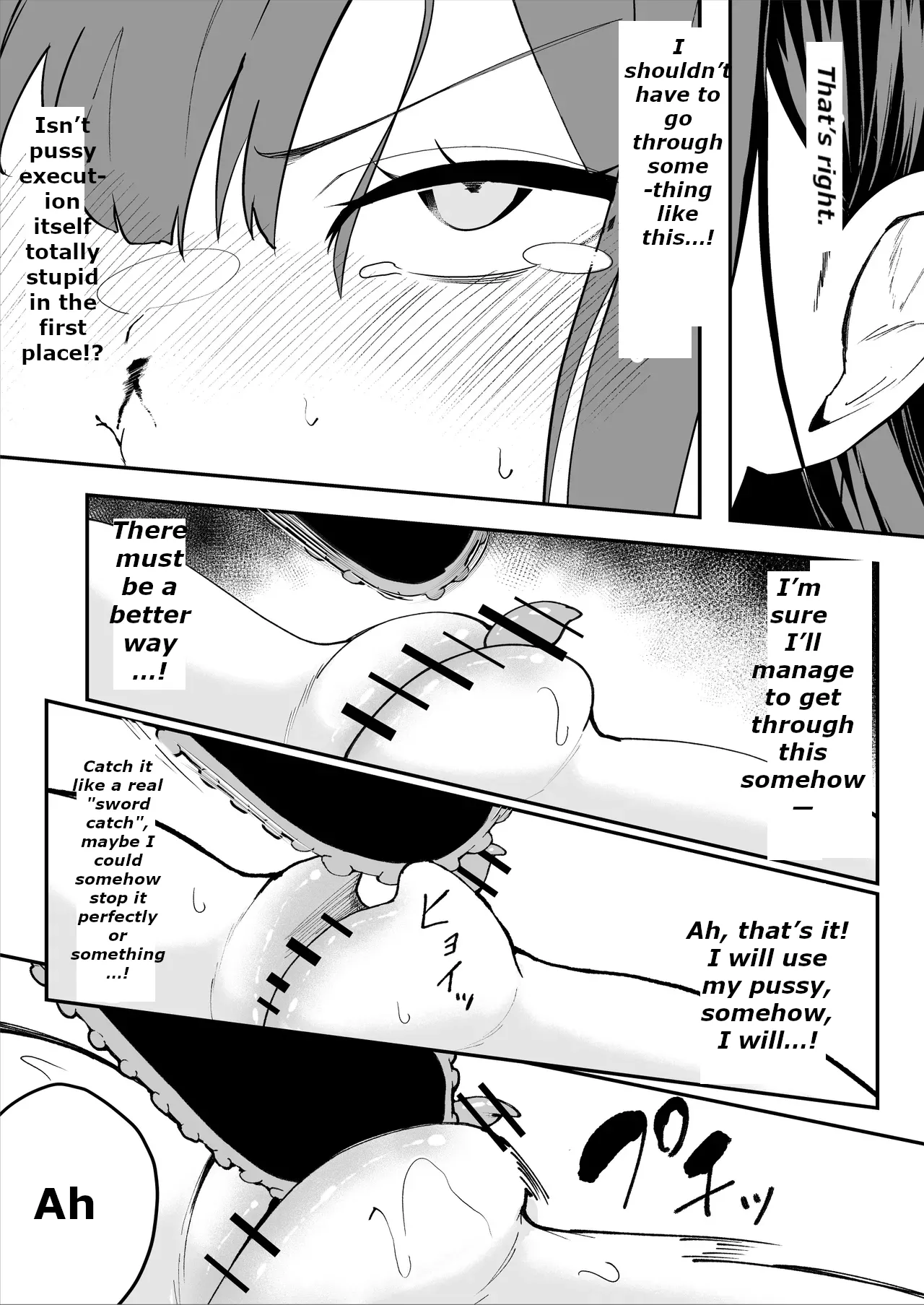 The Story of a Gloomy Execution Officer Who Accidentally Sensation-Blocks Her Own Pussy page 67 original parody - multiple orgasms x-ray hentai manga - read online free