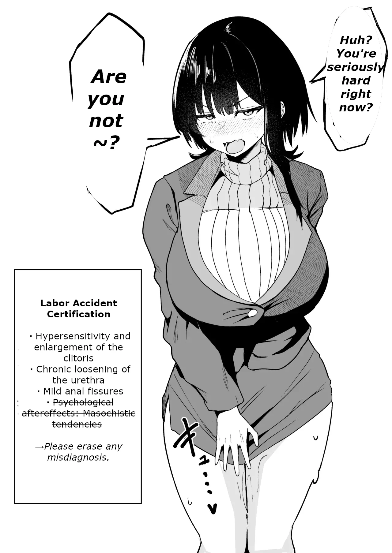 The Story of a Gloomy Execution Officer Who Accidentally Sensation-Blocks Her Own Pussy page 72 original parody - squirting big breasts hentai manga - read online free