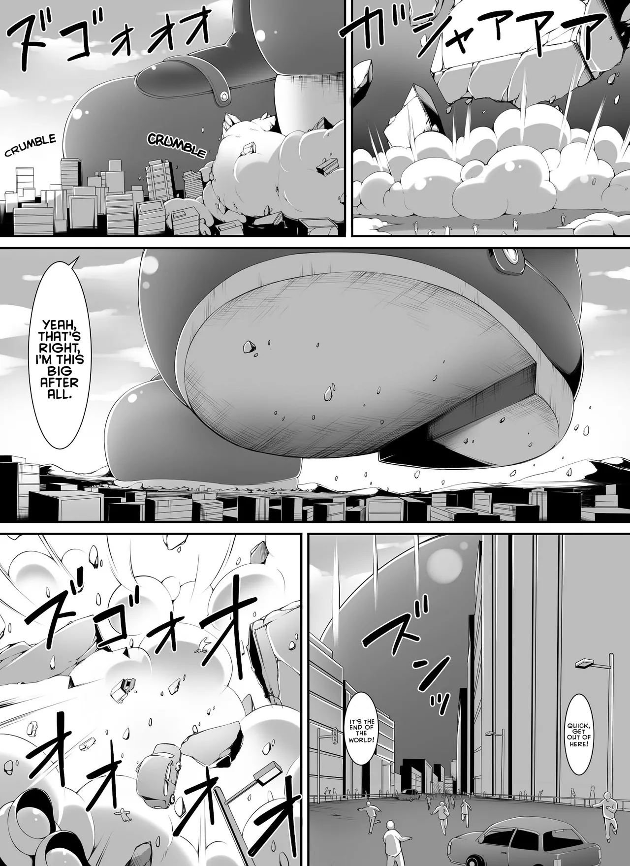 Chou Ookii Uchuujin ga Ojamashimasu | A Grand Gigantic Alien Welcomes Herself In page 10 original parody - big penis stockings hentai manga - read online free