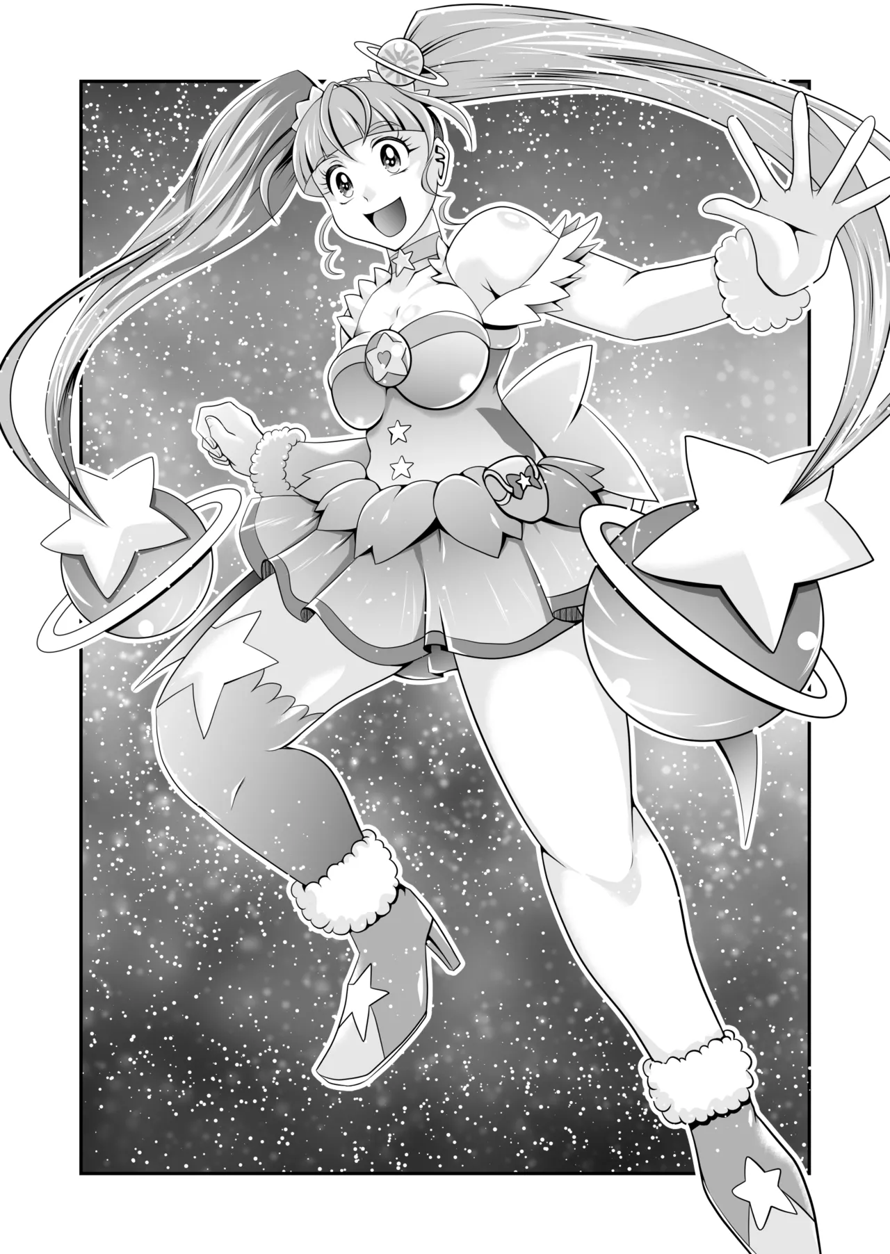 Onahon ★ All Stars EP01 page 133 featuring cure spicy pretty cure parody - futanari transformation hentai manga - read online free