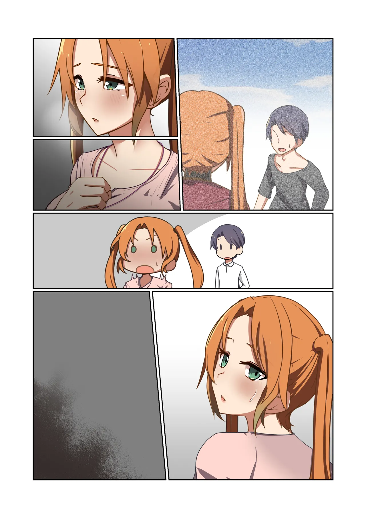 Aku no Hana Vol.4 Skeb+α page 111 original parody - kissing transformation hentai manga - read online free