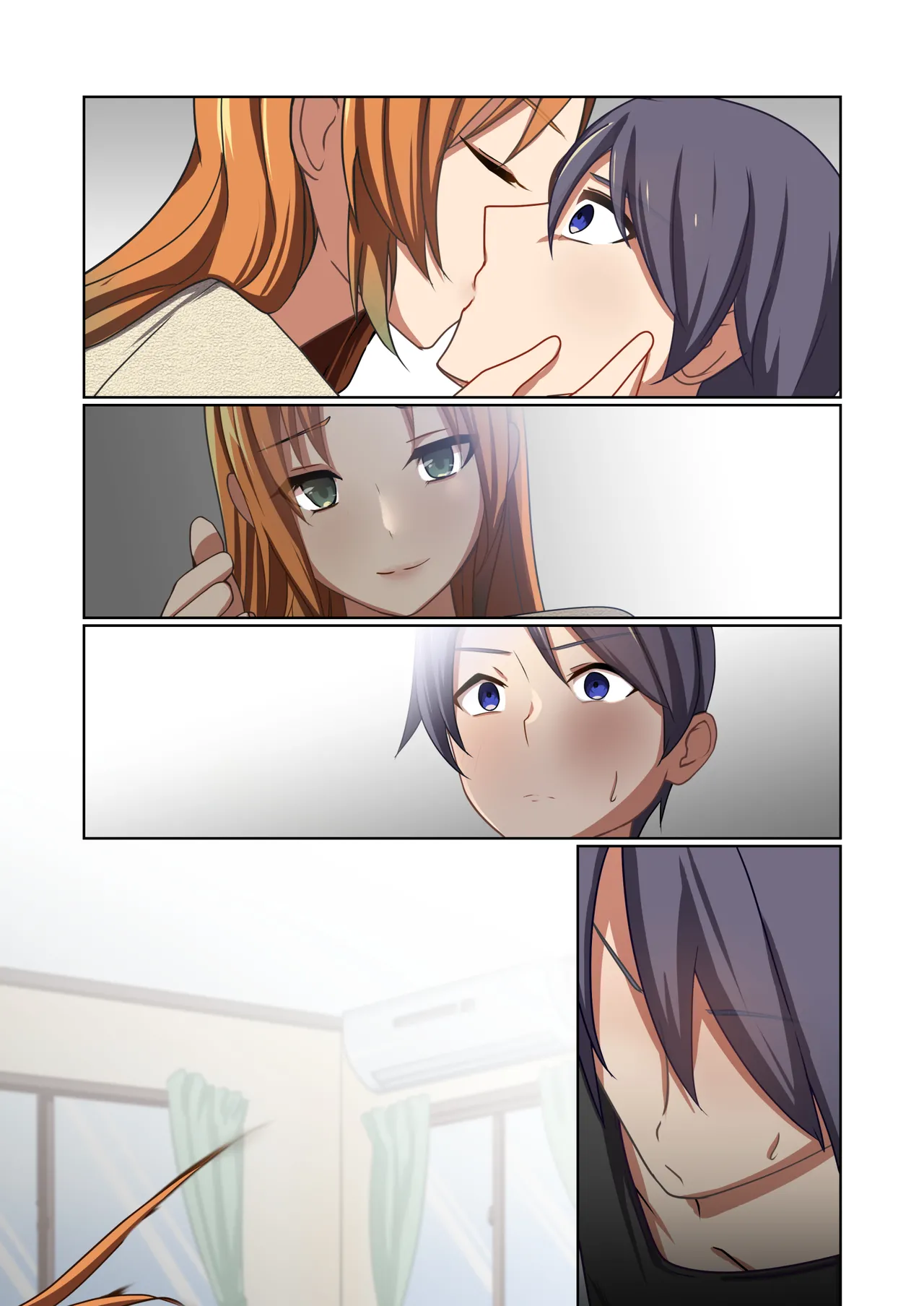 Aku no Hana Vol.4 Skeb+α page 115 original parody - kissing transformation hentai manga - read online free