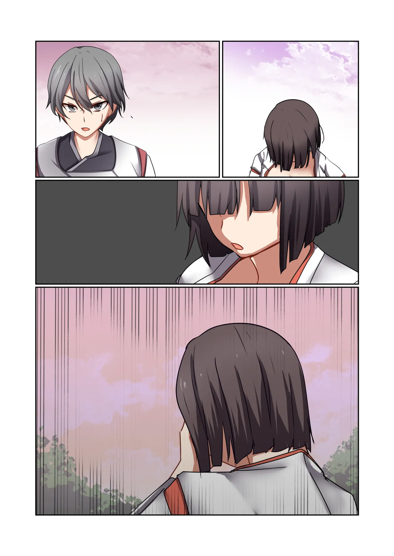 Aku no Hana Vol.4 Skeb+α page 124 original parody - kissing transformation hentai manga - read online free