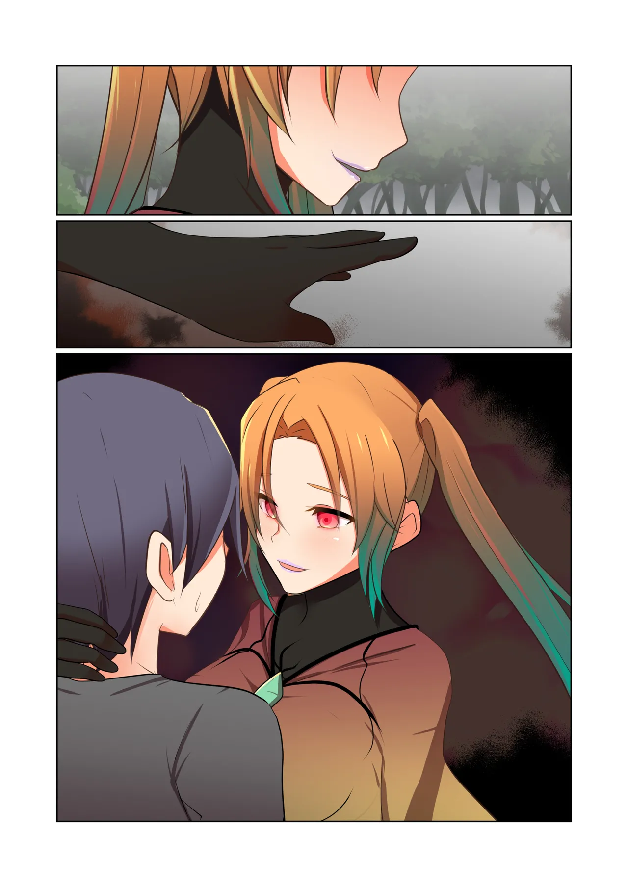 Aku no Hana Vol.4 Skeb+α page 83 original parody - kissing transformation hentai manga - read online free