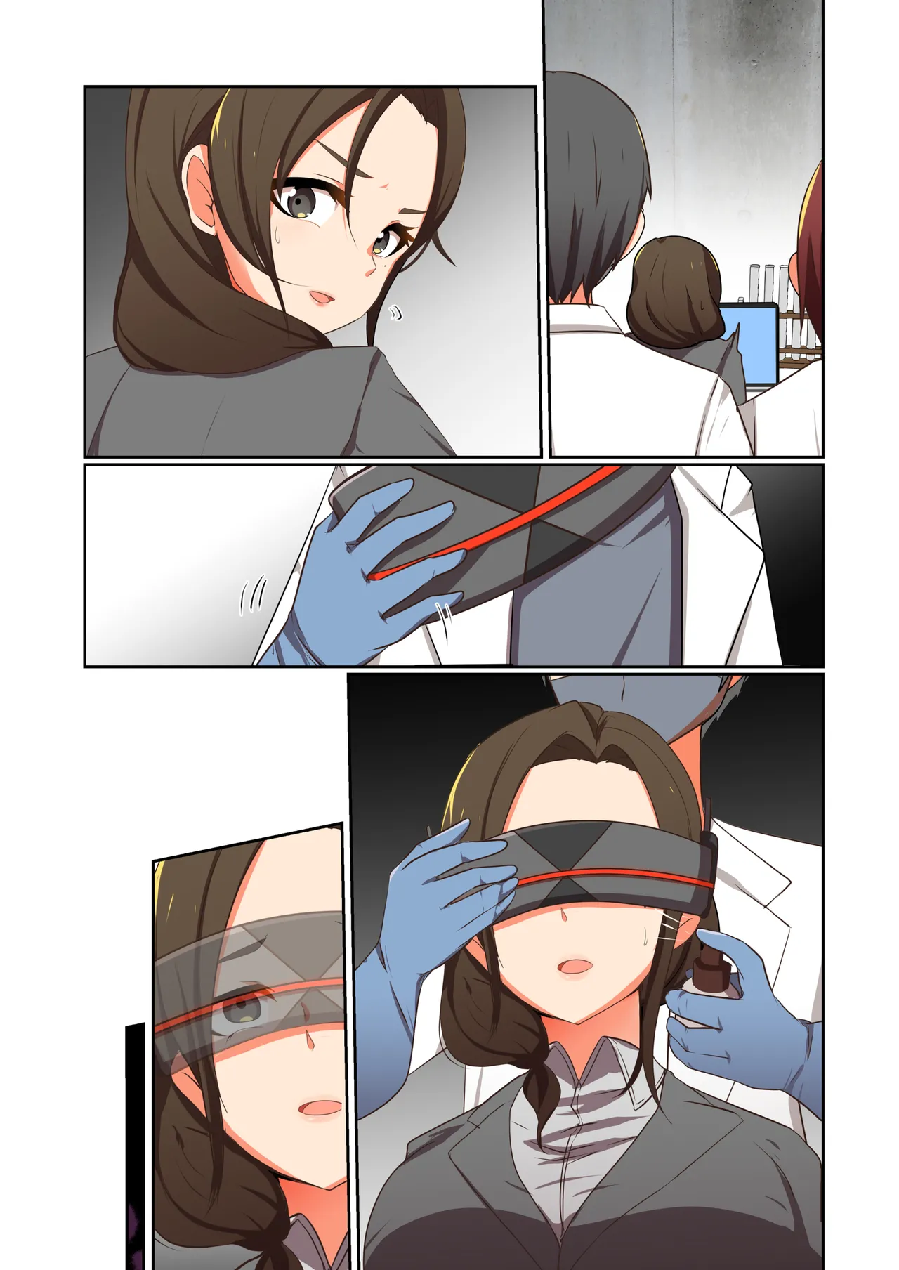 Aku no Hana Vol.4 Skeb+α page 91 original parody - kissing transformation hentai manga - read online free