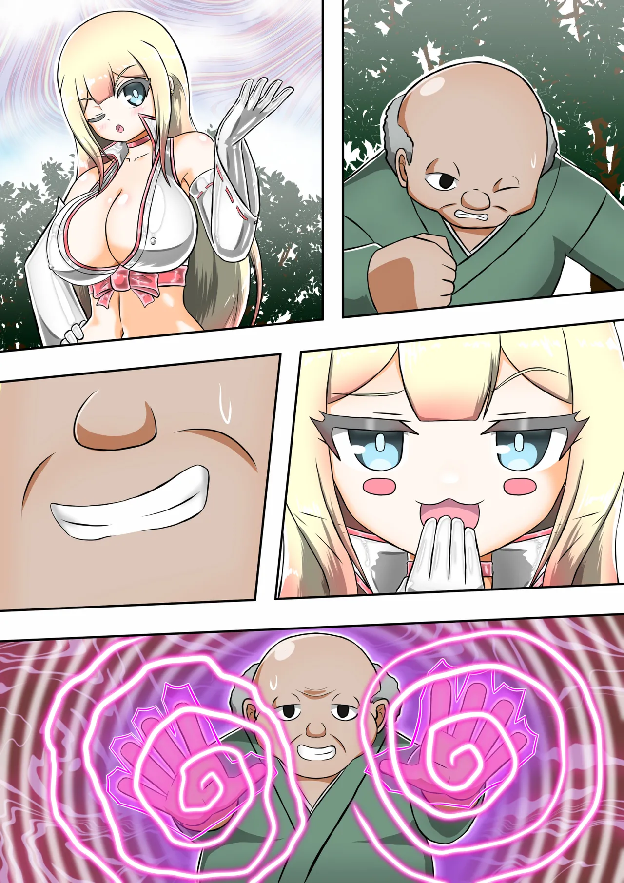 Kikihime no Gyaru Miko Tomori VS Kase no Kyodan page 72 original parody - handjob big breasts hentai manga - read online free