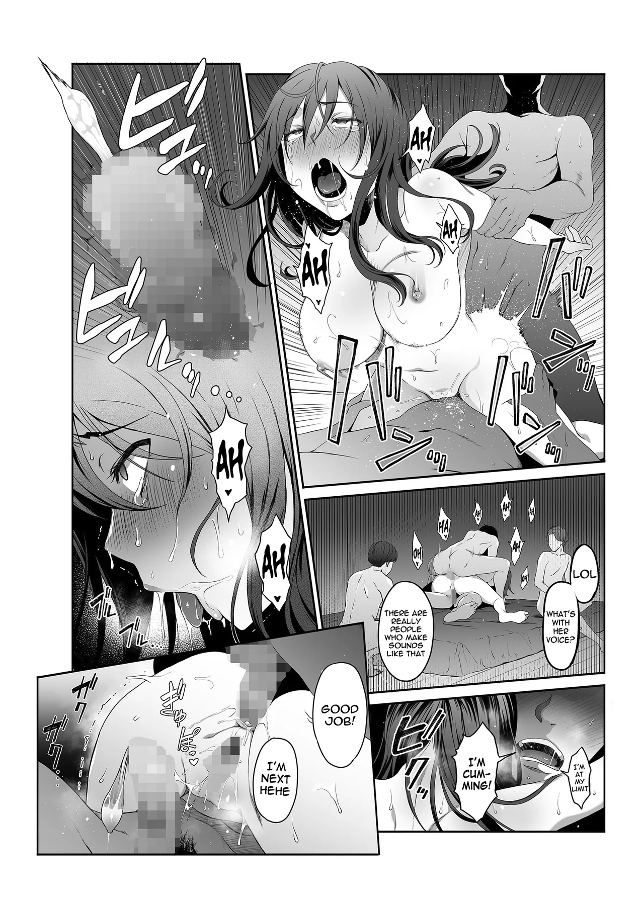 [Yareba Dekiru Ko.] Hitozuma Omocha -Danna ni mo, Musuko ni mo Mesetsukete, Keibetsusaretai- | Married Woman Toy - I want to be despised by my husband and son [English] [meganekun_tl] page 27 original parody - nakadashi mosaic censorship hentai manga - read online free