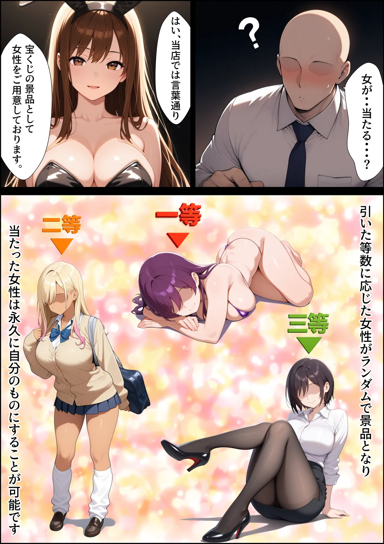 一獲千女〜女が当たる宝くじで一等を当てた男〜【美人ギャル親子編】 - Page 11