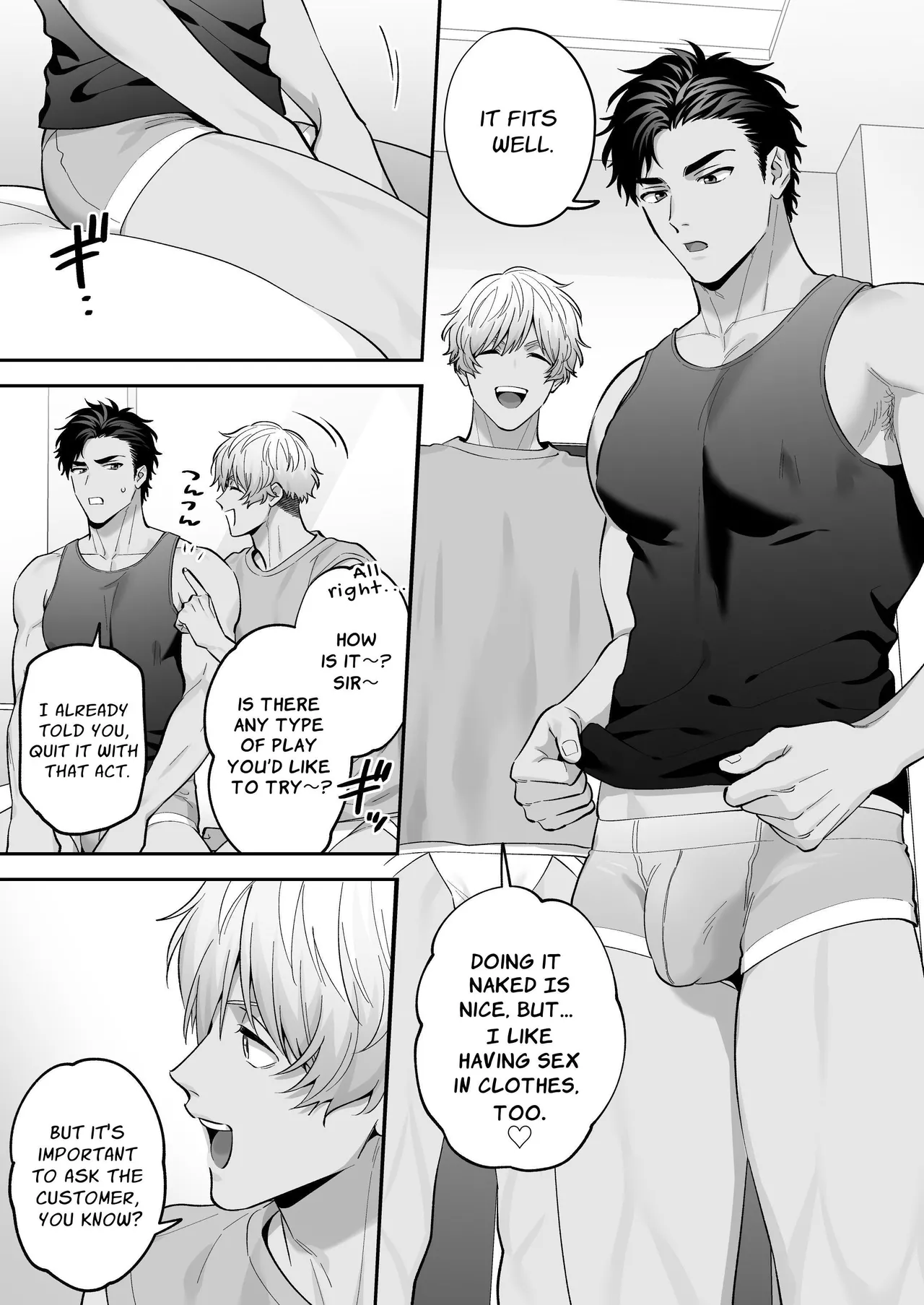 Shiro-Kuro Sex: page 25 original parody - pegging anal hentai manga - read online free