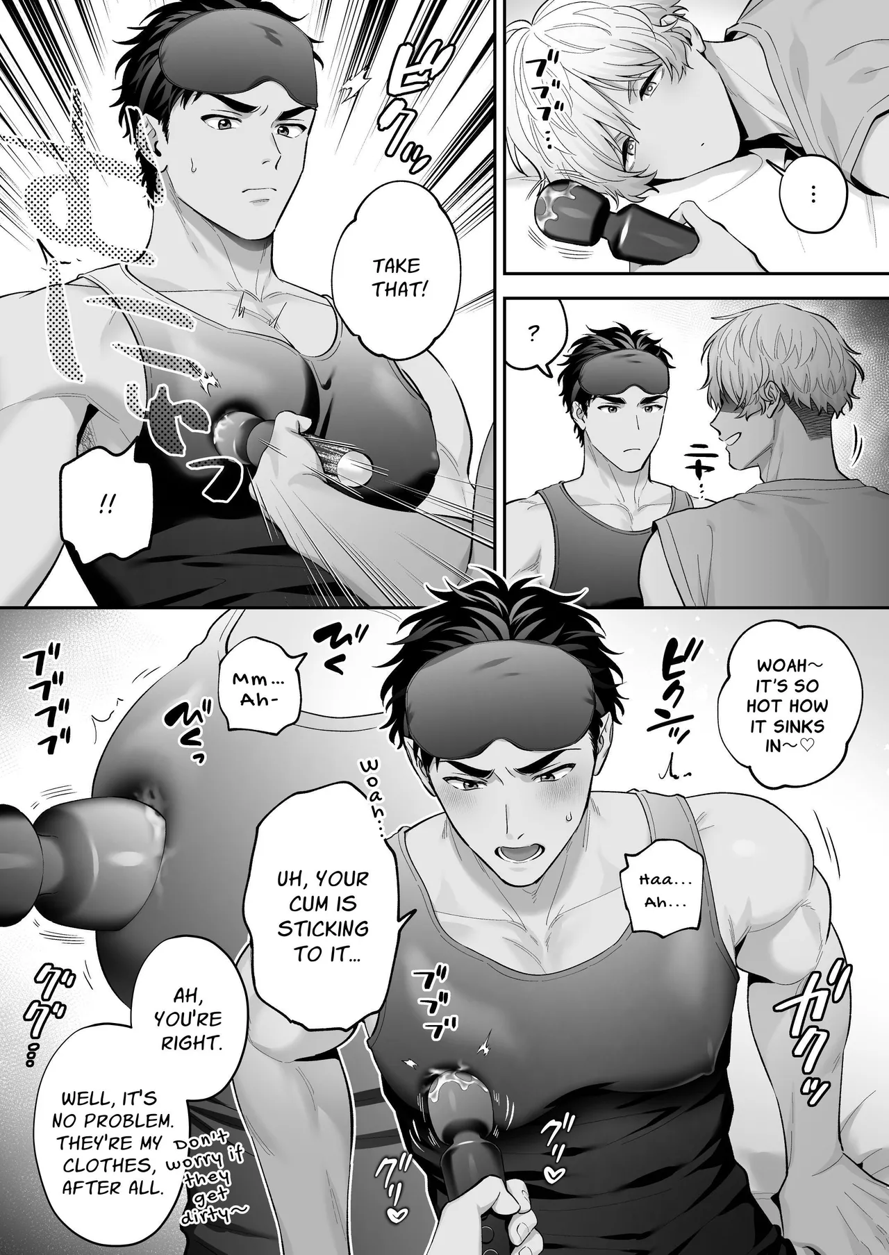 Shiro-Kuro Sex: page 47 original parody - pegging anal hentai manga - read online free