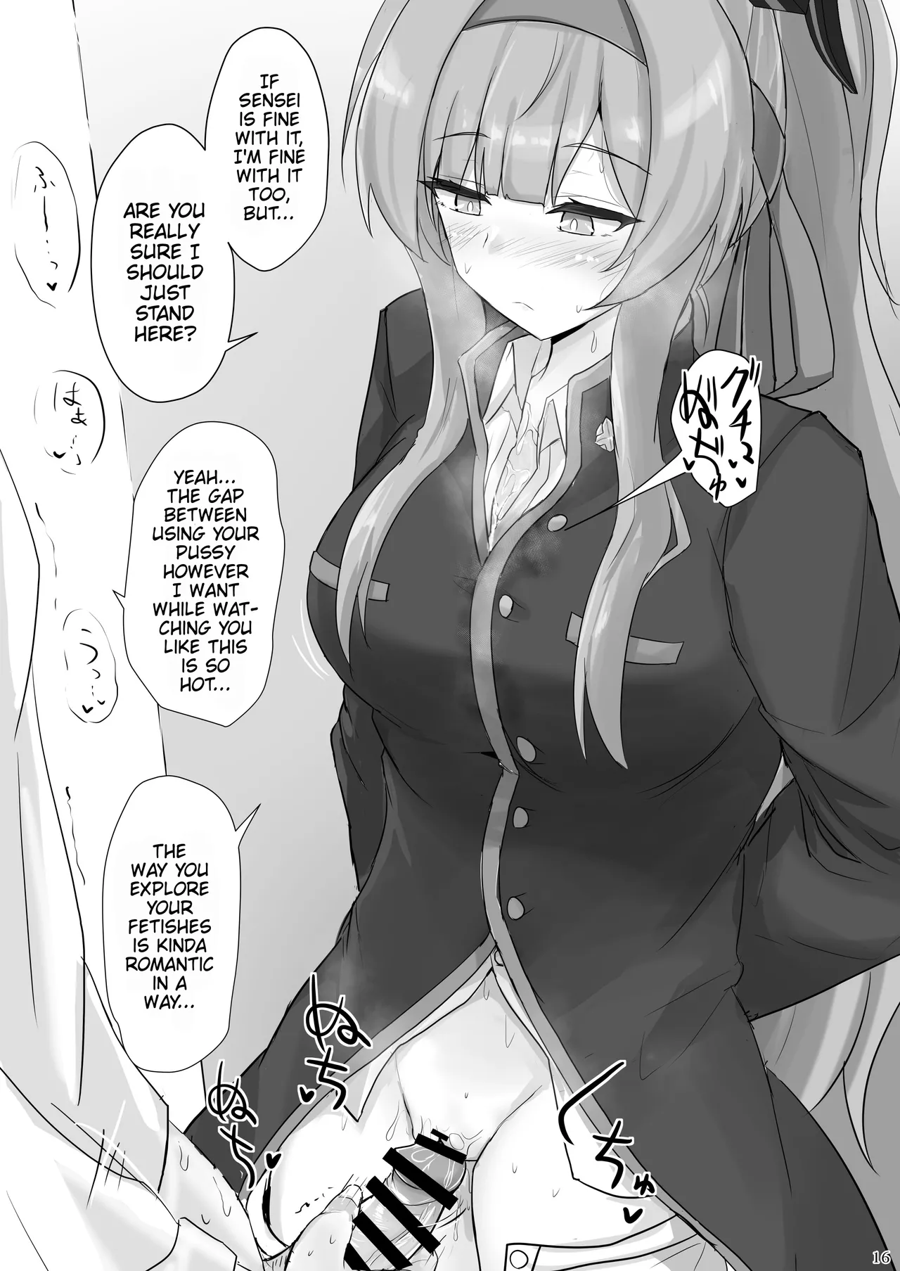 Shiraishi Utaha ni Ouen Saretai | I Want To Be Cheered On By Shiraishi Utaha page 15 featuring utaha shiraishi blue archive parody - sole female sole male hentai manga - read online free