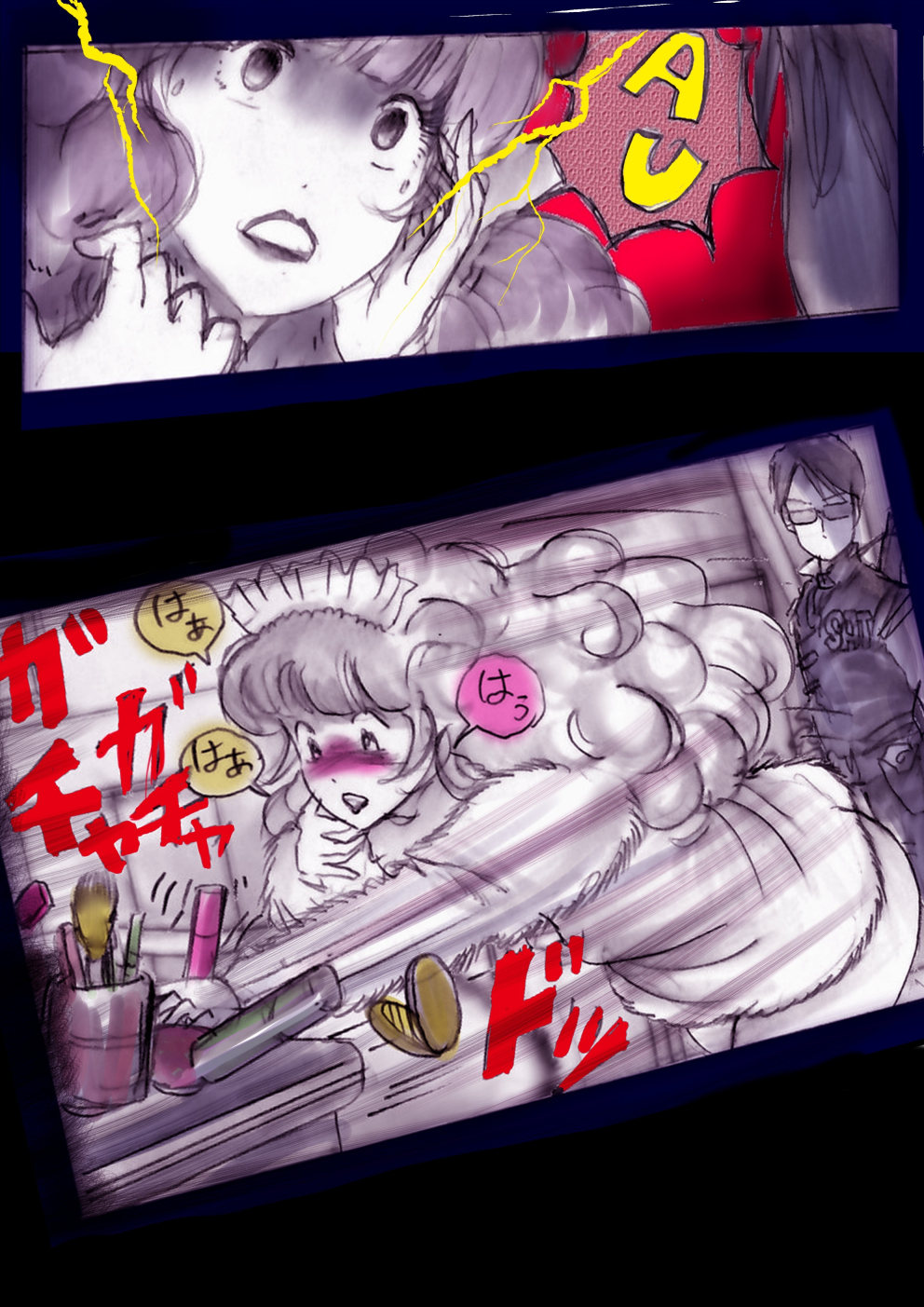 Tokkei Daiyon Shoutai Manabu Taichou no Nyotai Kanraku page 104 original parody - big breasts gender morph hentai manga - read online free