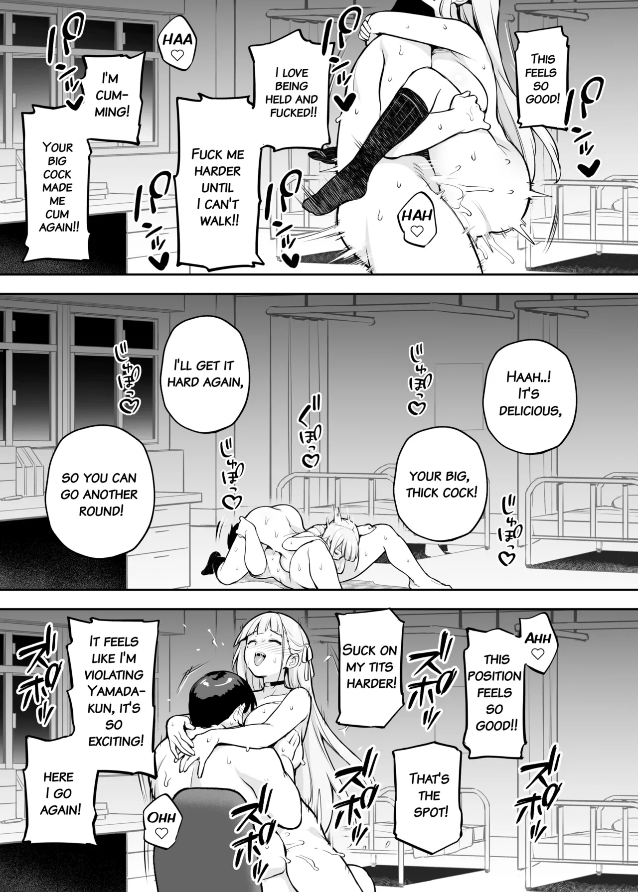 Akogare no Seitokaichou ga Kyonyuu Sugiru Ken 2 | About the Beloved Student President's Huge Tits 2 page 34 original parody - handjob sweating hentai manga - read online free