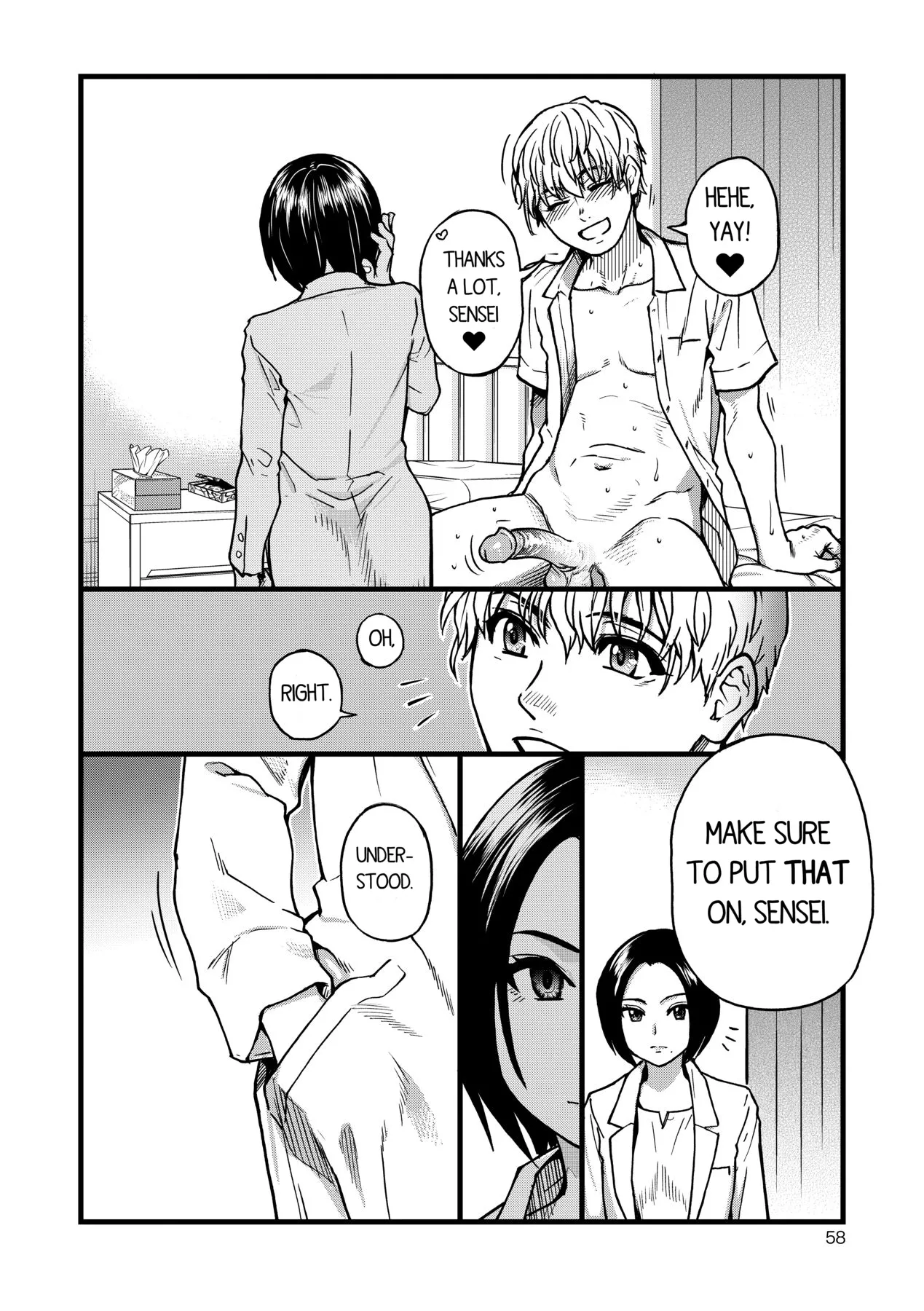Boku no Seieki de Honpuku Kaiyu!! page 61 - sole male nakadashi hentai manga - read online free