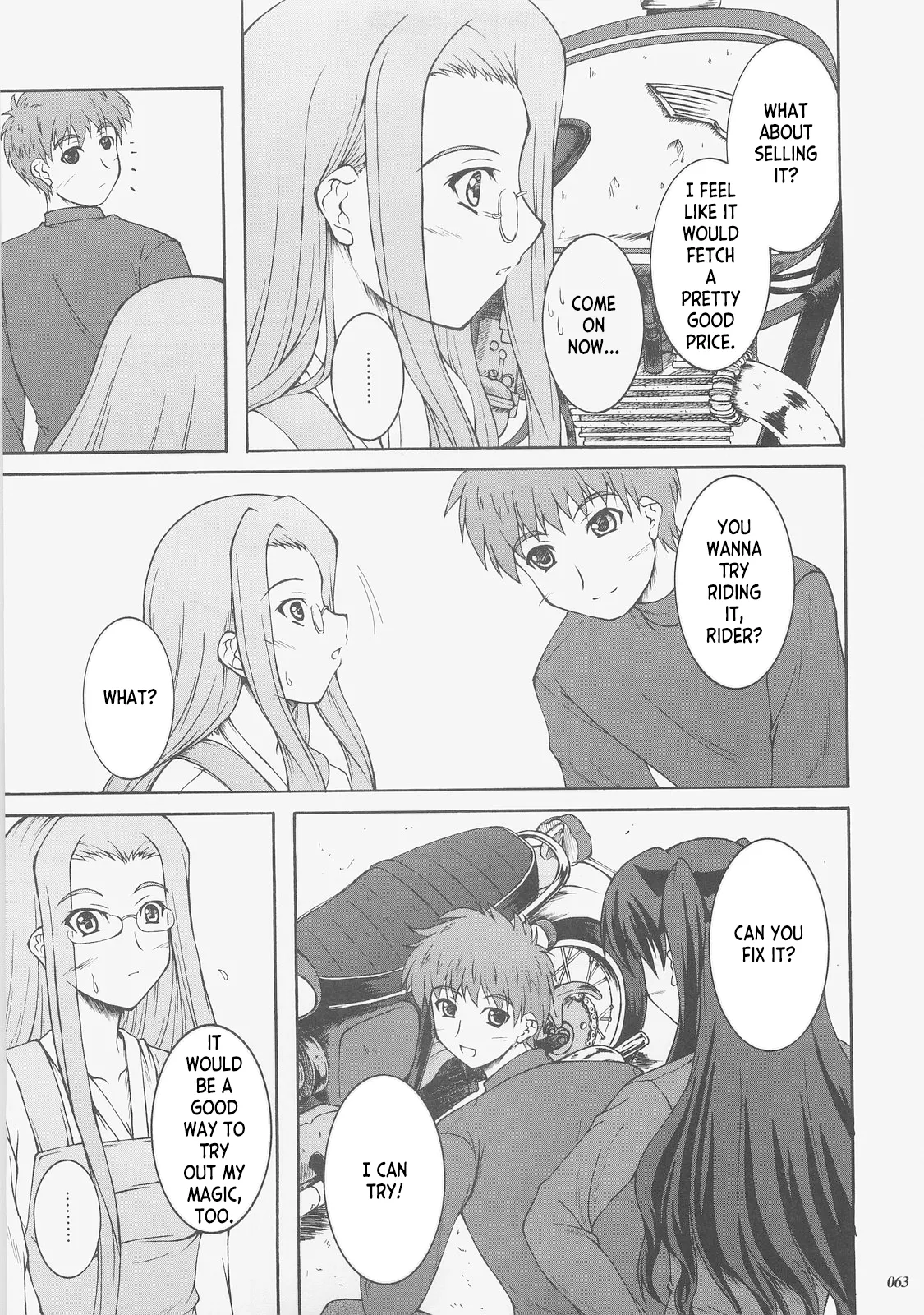 Kaiki Gesshoku | Regressive Eclipse page 62 featuring rin tosaka fate stay night parody - read online free