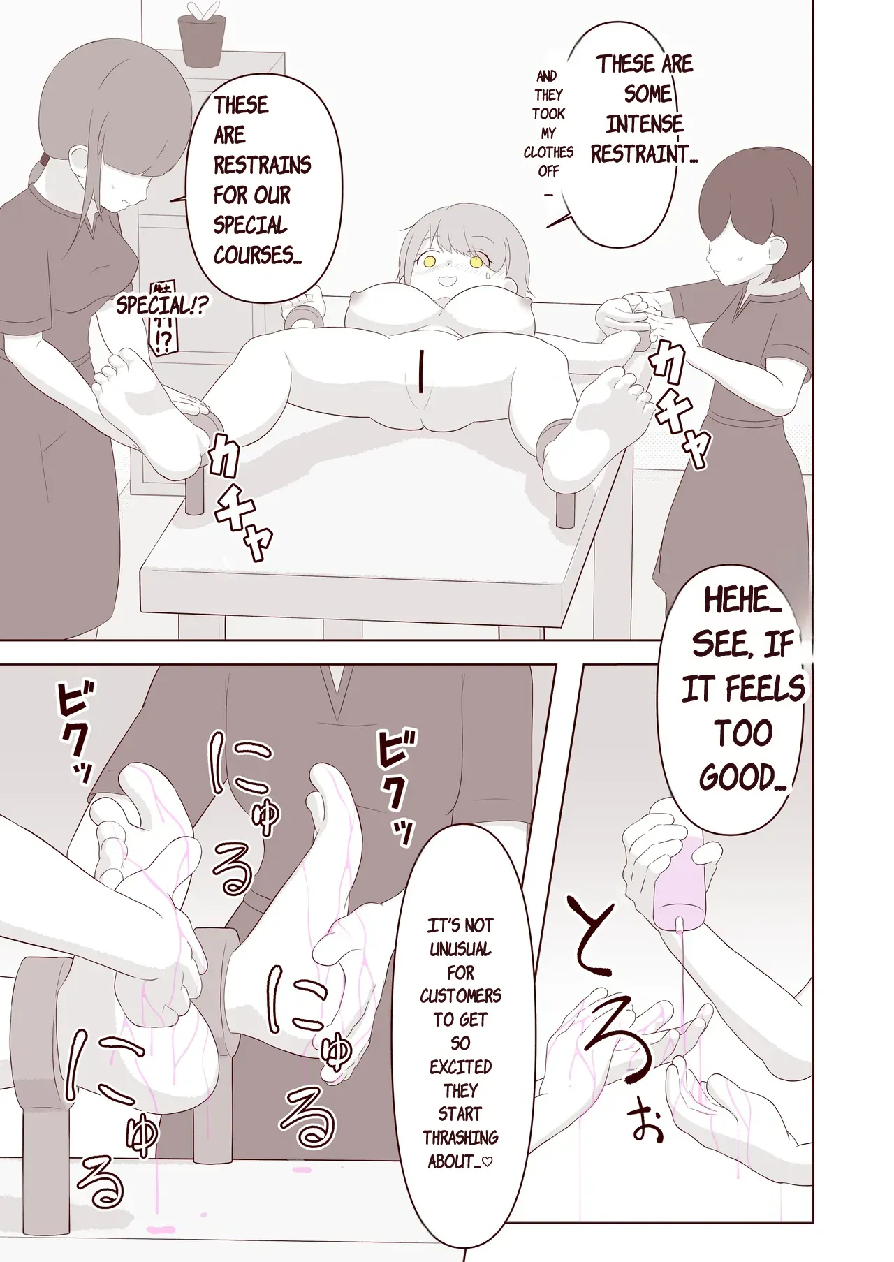 I want to have the soles of my feet tickled! page 18 original parody - rough translation yuri hentai manga - read online free