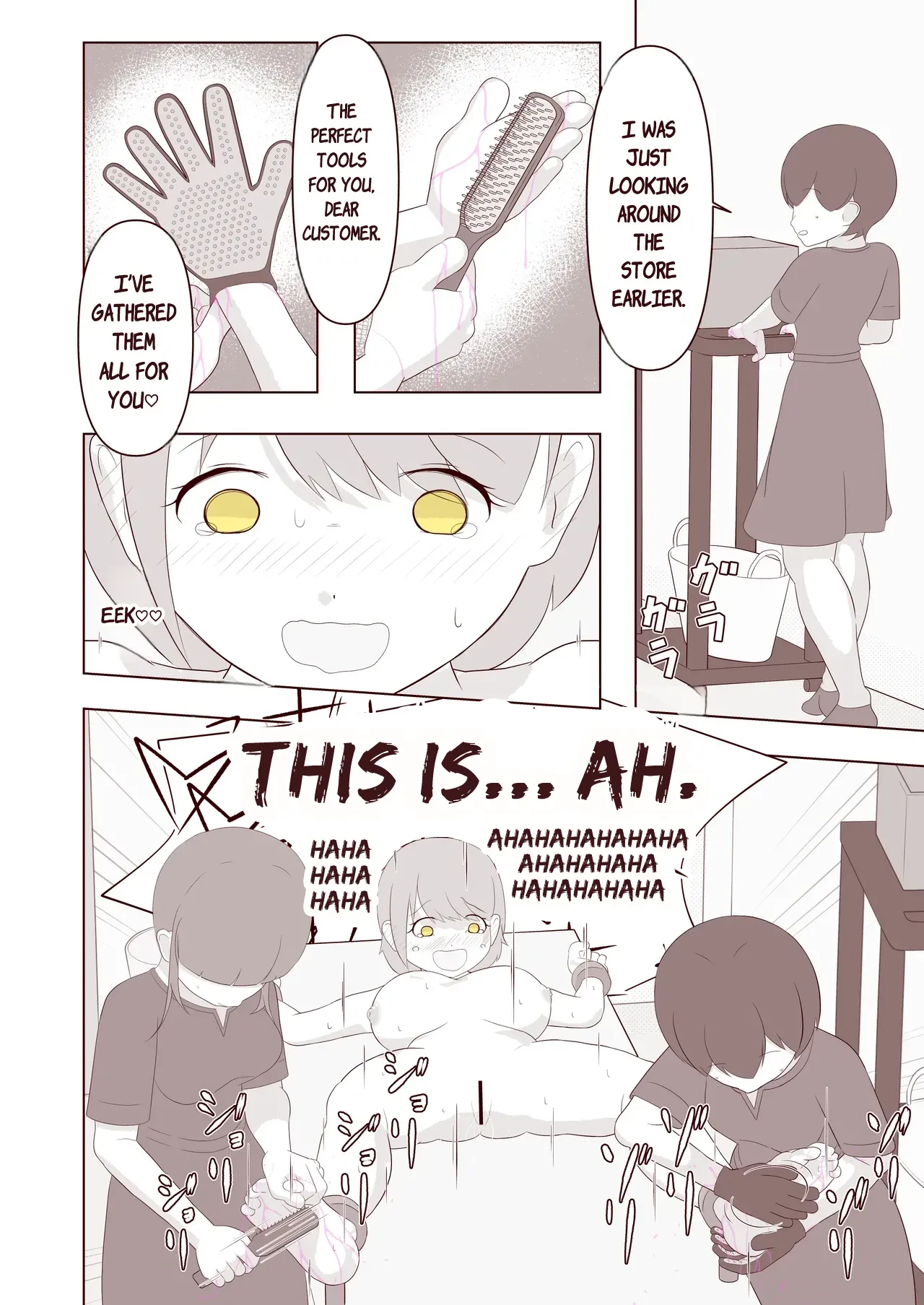 I want to have the soles of my feet tickled! page 21 original parody - rough translation yuri hentai manga - read online free