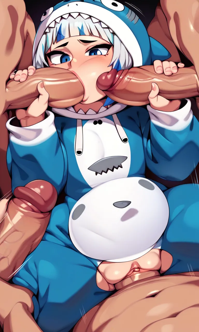 Gawr Gura daidoujipv ai generated page 51 featuring gawr gura hololive parody - uncensored big penis hentai manga - read online free