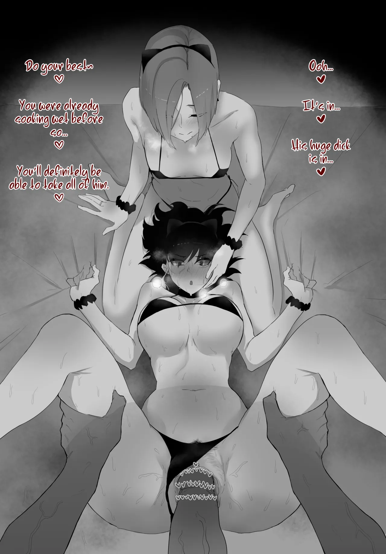 As Lesbians Whose Sex Life is in a Slump and are in Need of New Stimulation, is it Okay for the Scent of Cock to Awaken our Female Instincts? page 21 original parody - handjob sweating hentai manga - read online free