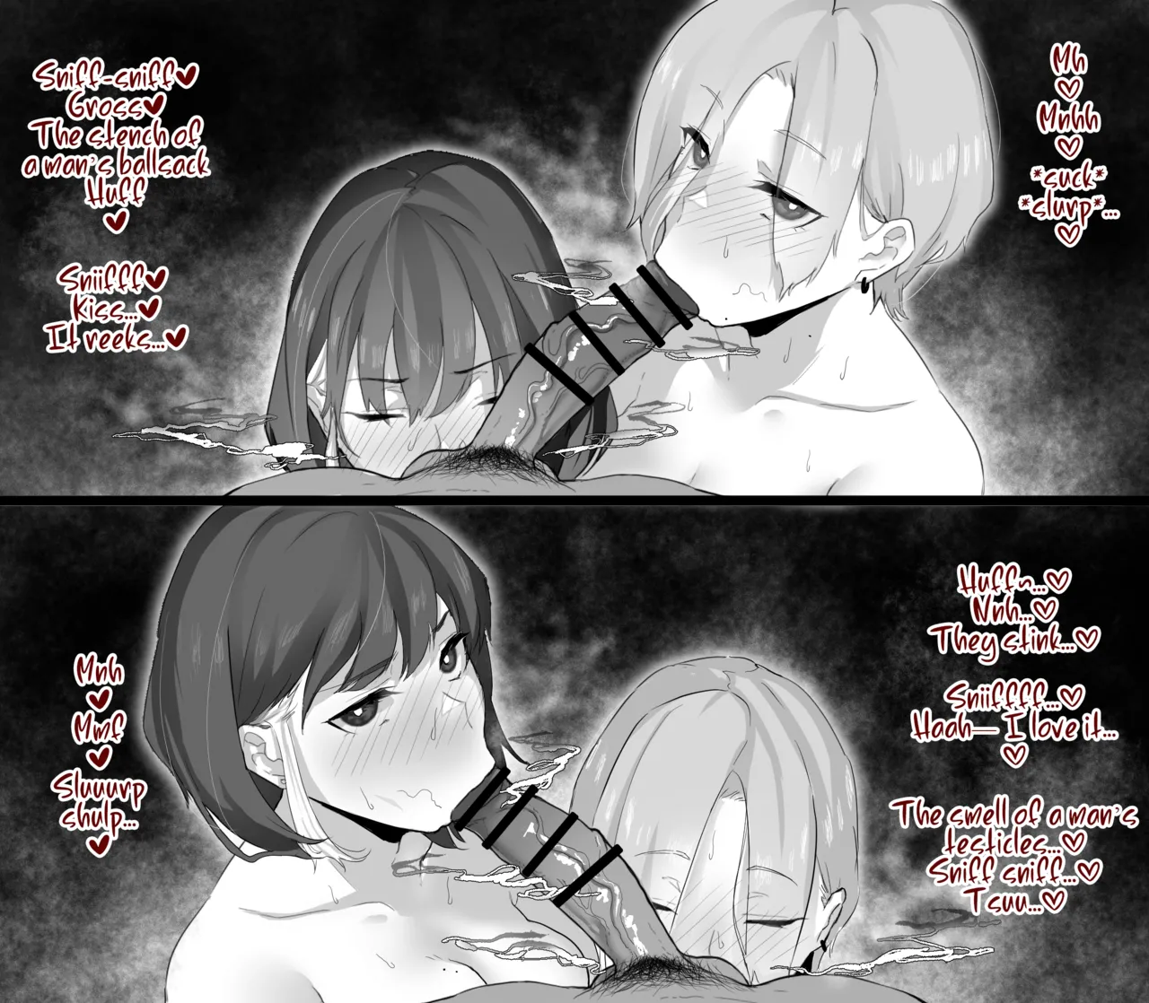 As Lesbians Whose Sex Life is in a Slump and are in Need of New Stimulation, is it Okay for the Scent of Cock to Awaken our Female Instincts? page 29 original parody - sole male nakadashi hentai manga - read online free