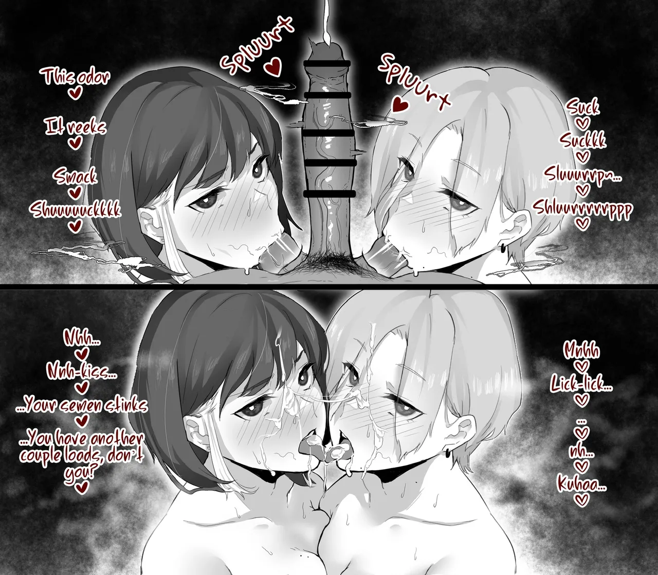 As Lesbians Whose Sex Life is in a Slump and are in Need of New Stimulation, is it Okay for the Scent of Cock to Awaken our Female Instincts? page 32 original parody - handjob sweating hentai manga - read online free