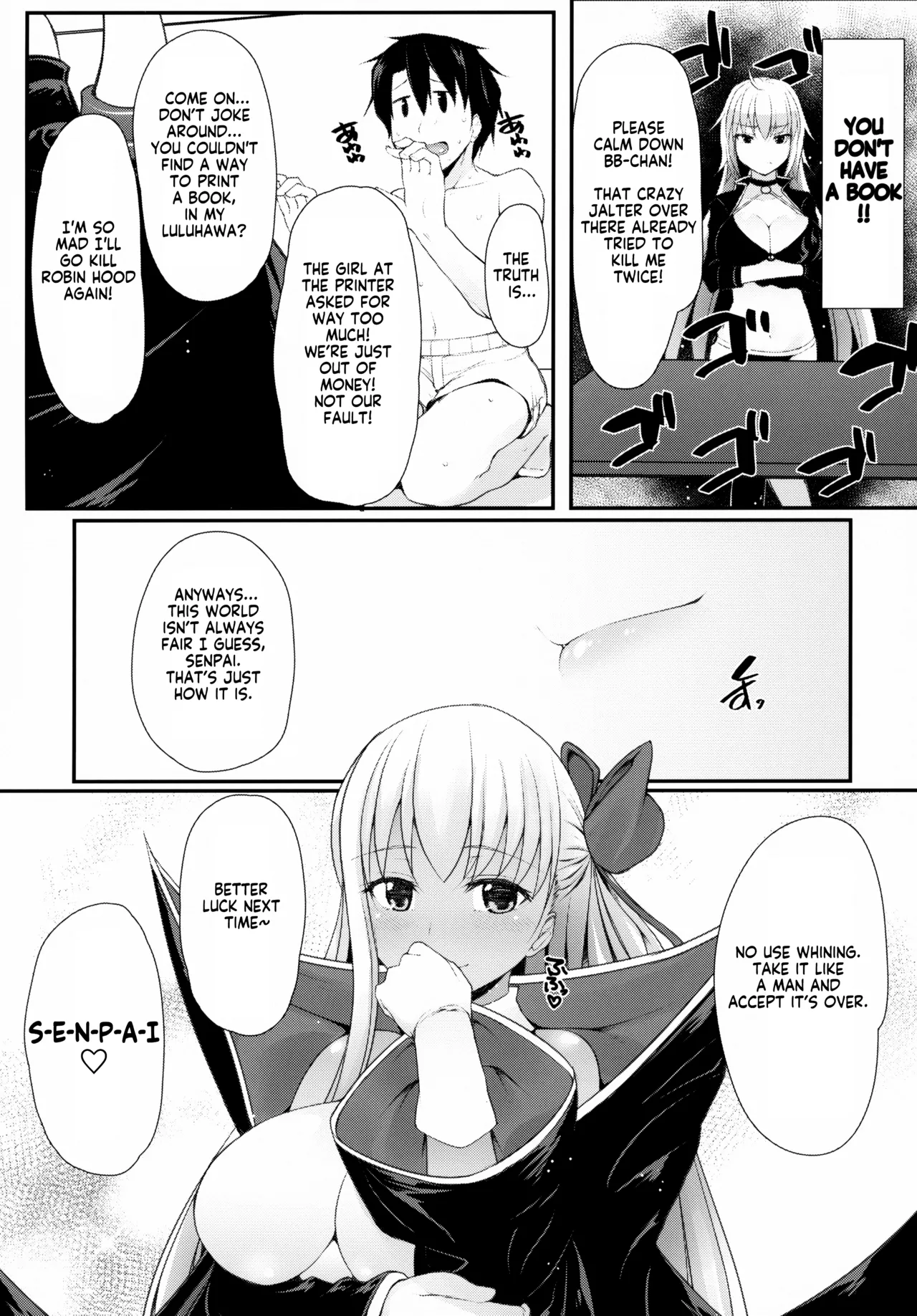 (C95) [Eclipse (Rougetu)] BB-chan wa Kobuta-chan to Naka ga ii | BB-Chan has a soft spot for her little piggy (Fate/Grand Order) [English] [KM_42] page 18 featuring gudao fate grand order parody - sole female sole male hentai manga - read online free