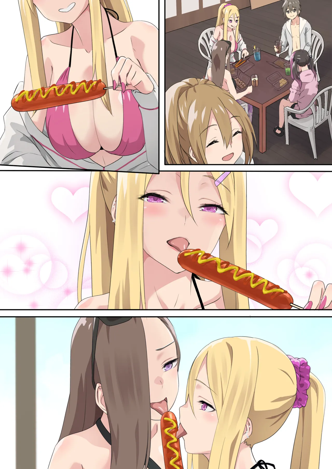 Gal Camp v page 100 original parody - big breasts swimsuit hentai manga - read online free