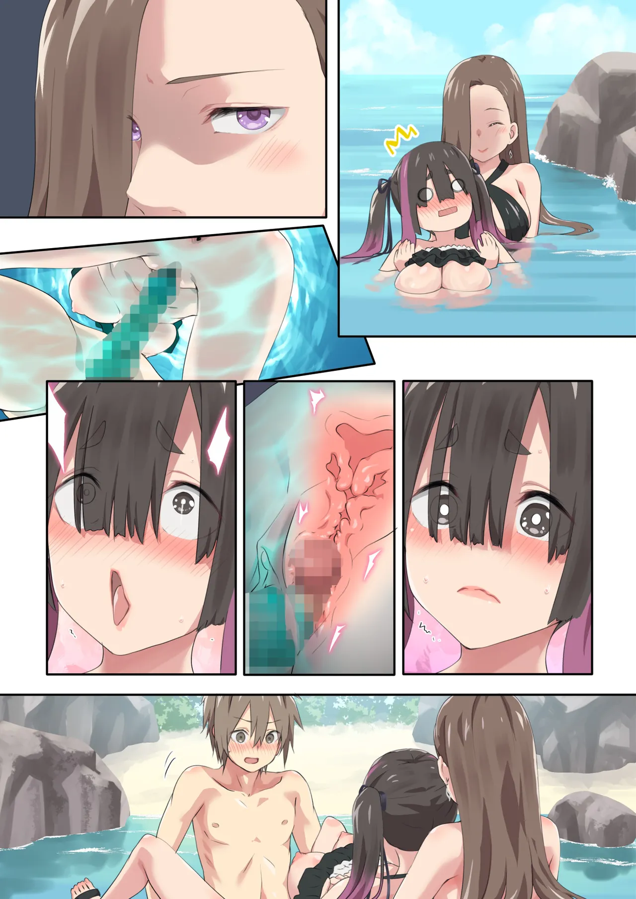 Gal Camp v page 114 original parody - big breasts swimsuit hentai manga - read online free