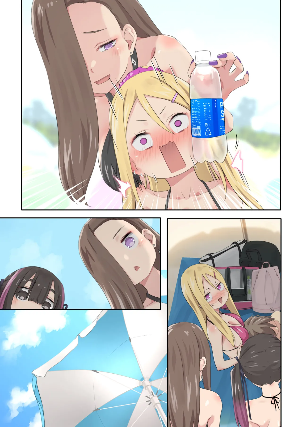 Gal Camp v page 123 original parody - big breasts swimsuit hentai manga - read online free