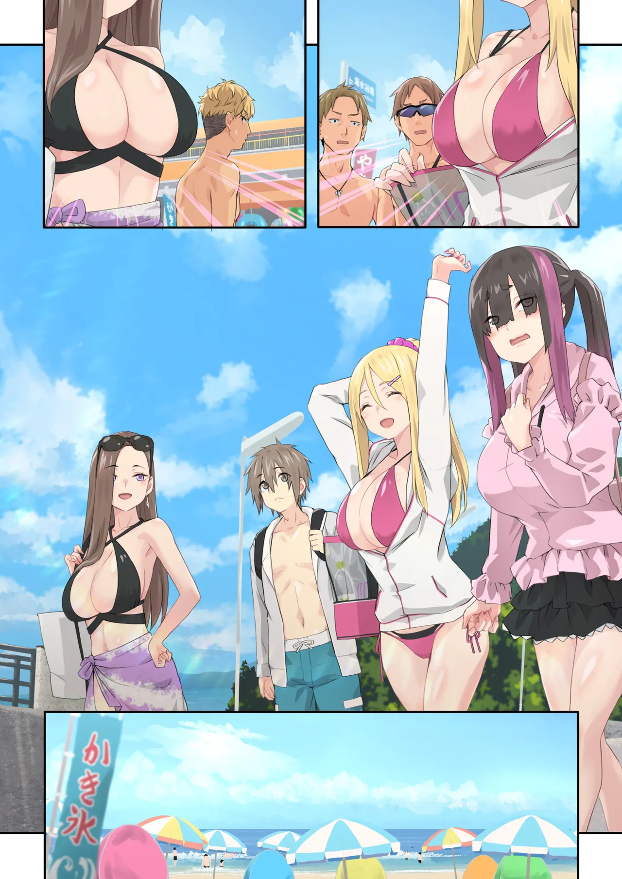 Gal Camp v page 85 original parody - big breasts swimsuit hentai manga - read online free