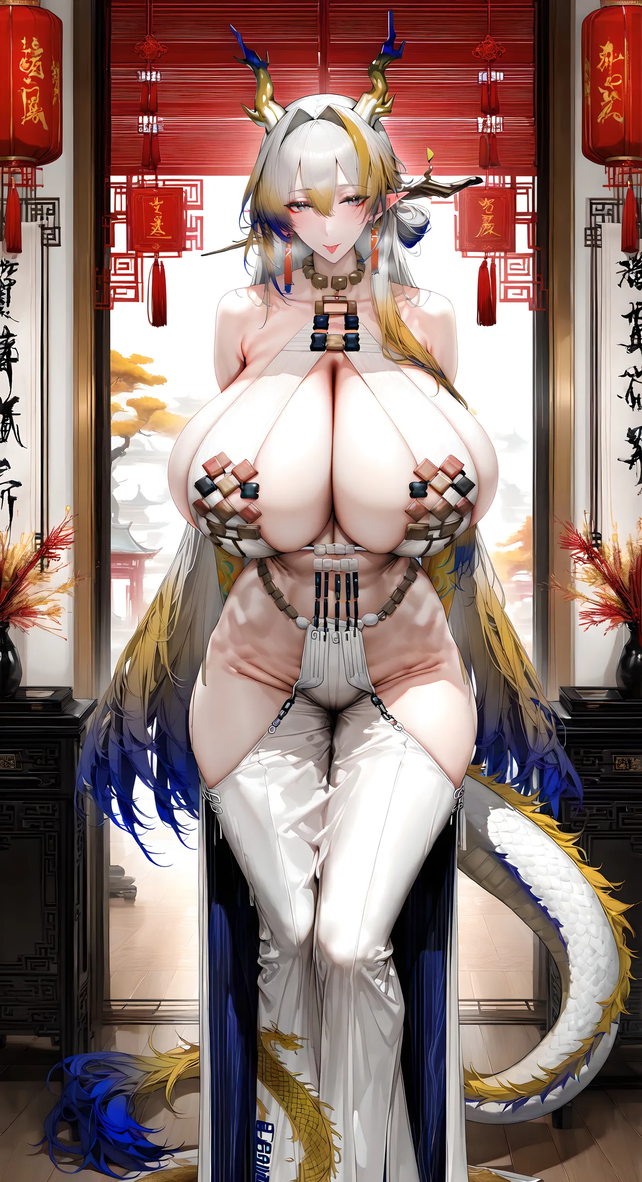 2025 新年快乐丨Happy New Year丨謹賀新年 巨乳加大分 jrjdf ai generated page 327 arknights parody - big breasts huge breasts hentai manga - read online free