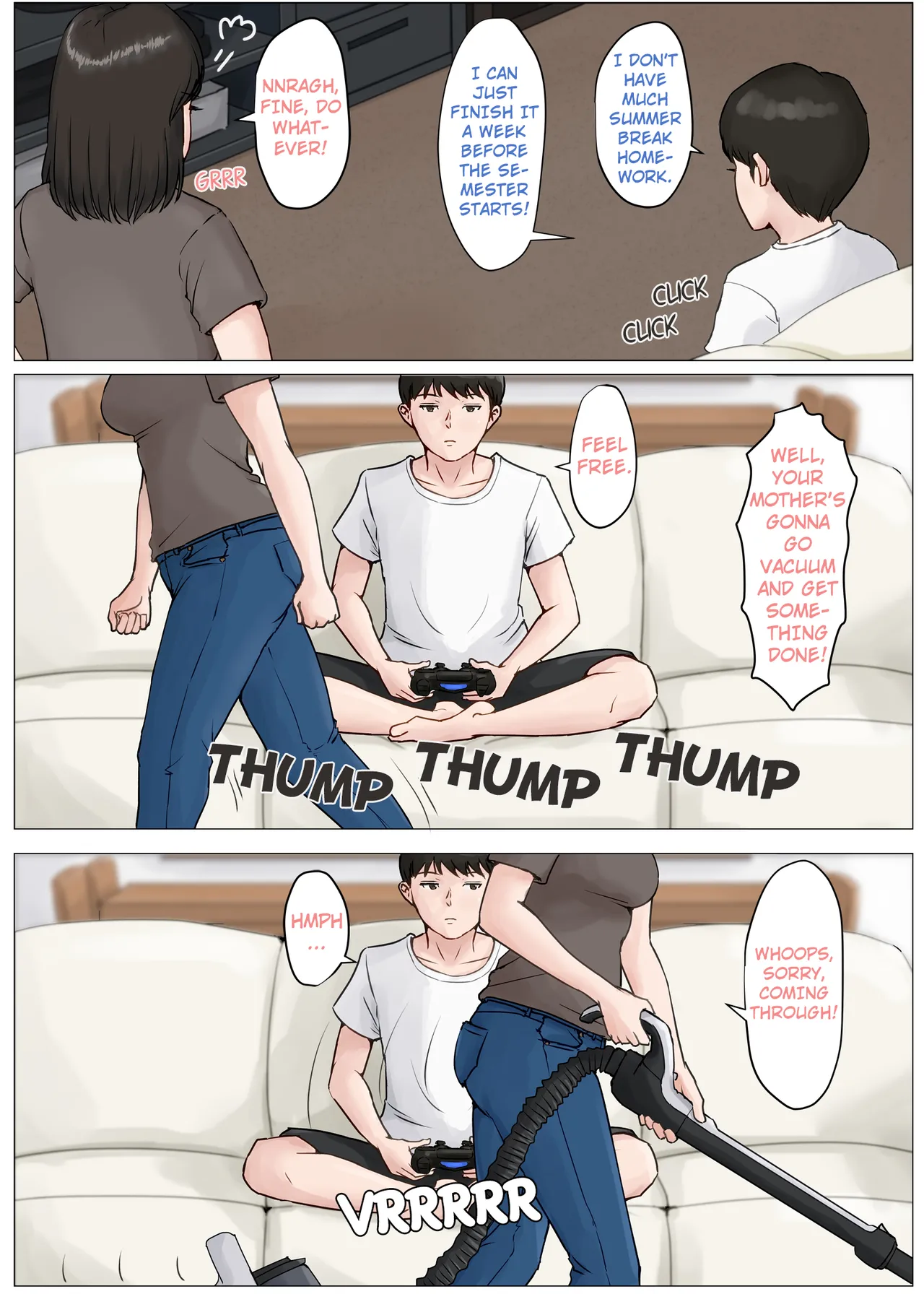 [Horsetail] Kaa-san Janakya Dame Nanda!! 3 ~Natsuyasumi Zenpen~ | Mother and No Other!! 3 ~Summer Holiday First Part~ [No Transparency] [English] page 15 original parody - milf swimsuit hentai manga - read online free