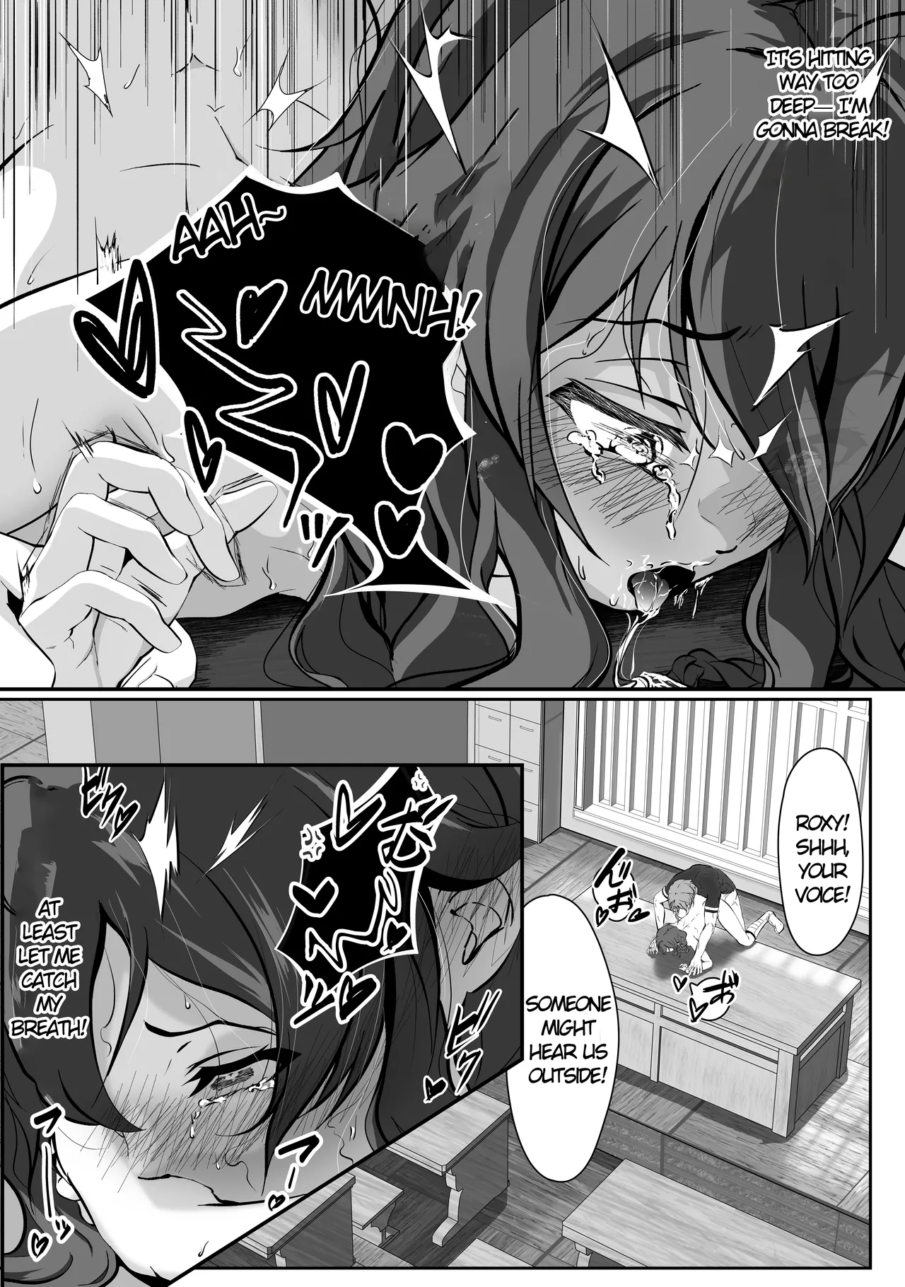 Aoi Haru no Sono de page 23 featuring roxy migurdia mushoku tensei parody - rough translation hentai manga - read online free