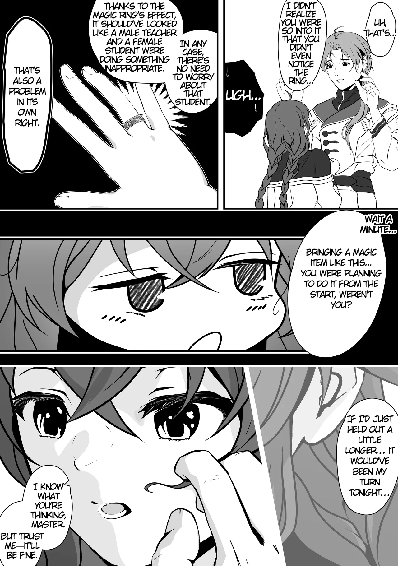 Aoi Haru no Sono de page 38 featuring roxy migurdia mushoku tensei parody - rough translation hentai manga - read online free