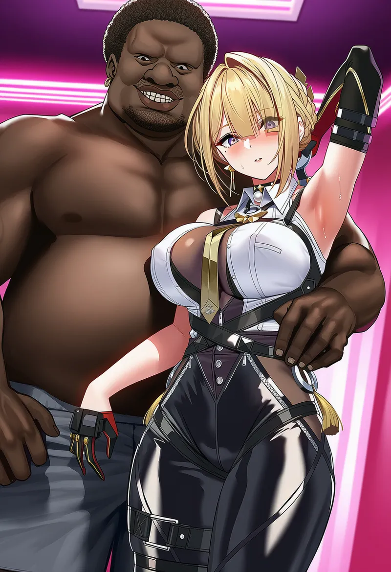 Evelyn Chevalier x BBC page 85 featuring evelyn chevalier zenless zone zero parody - kissing big breasts hentai manga - read online free