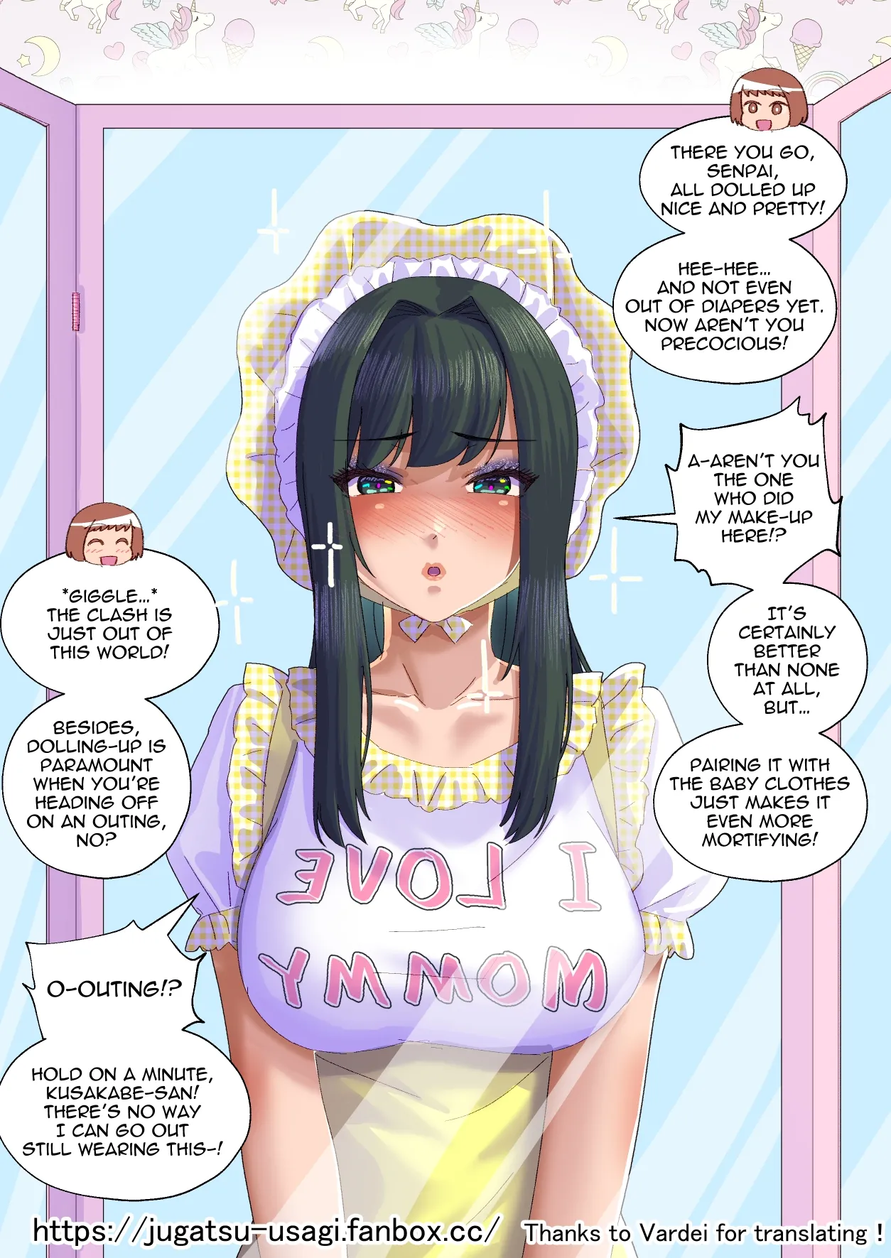 Kouhai no Iinari Baby | Kouhai’s Pushover Baby page 16 original parody - full color big breasts hentai manga - read online free