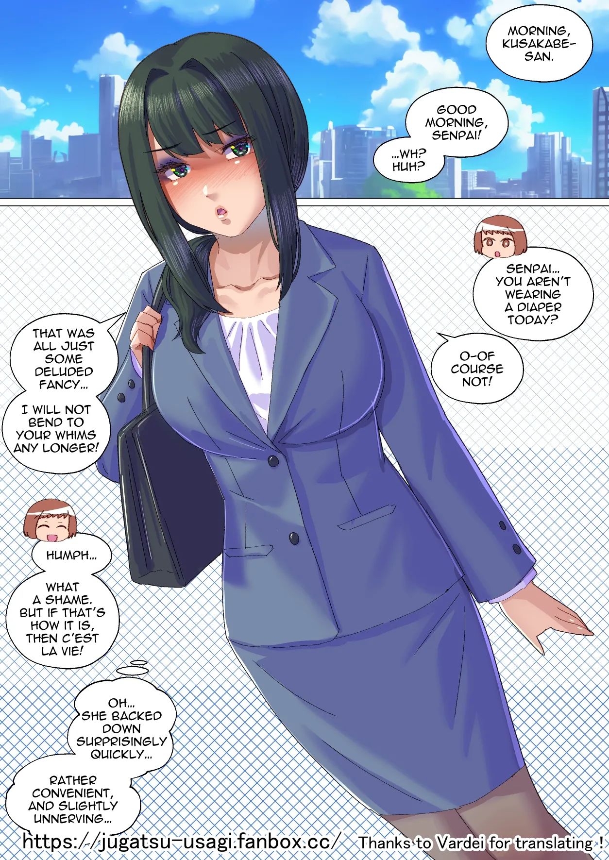 Kouhai no Iinari Baby | Kouhai’s Pushover Baby page 19 original parody - full color big breasts hentai manga - read online free