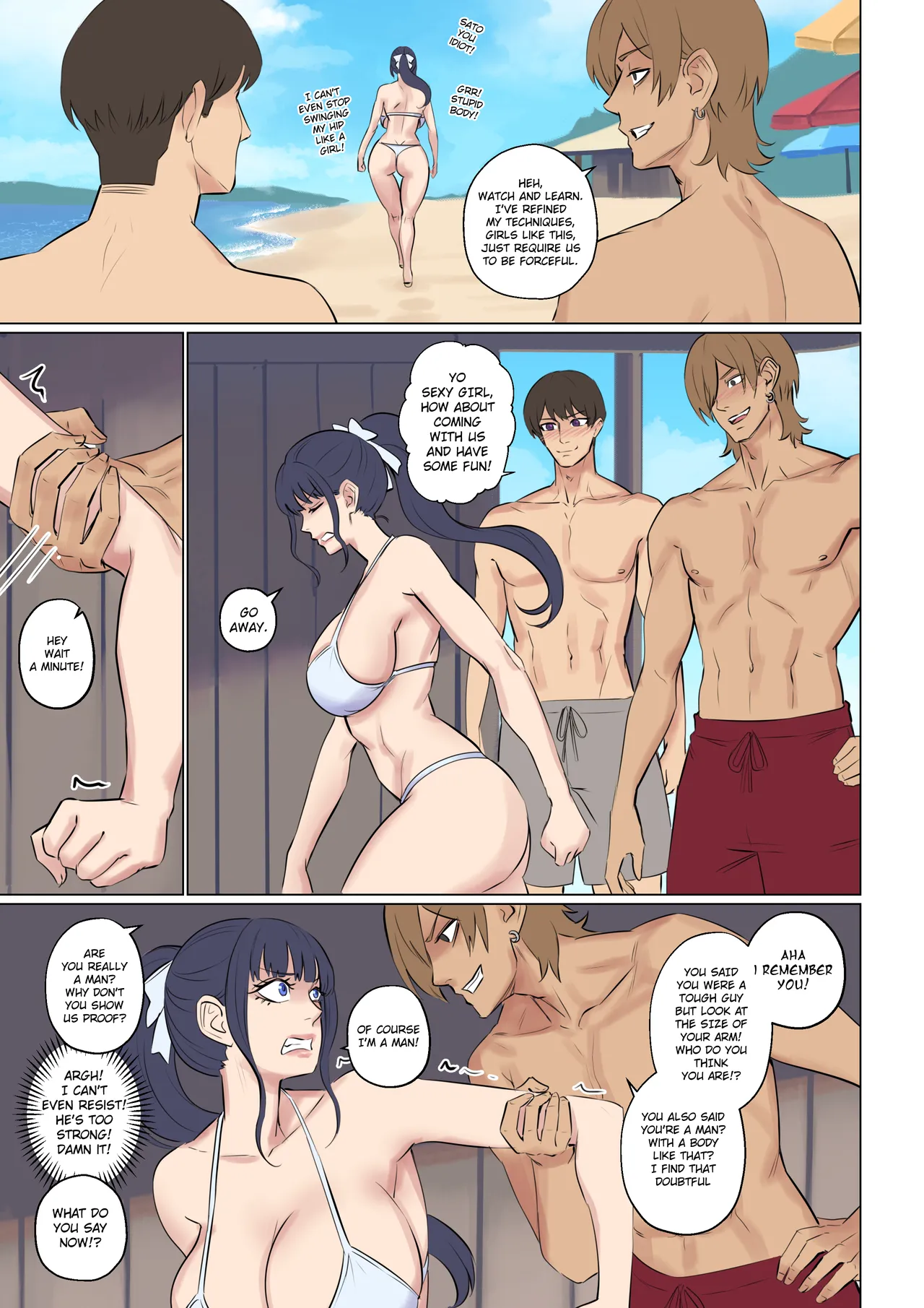 Alien abduction page 36 original parody - swimsuit bikini hentai manga - read online free