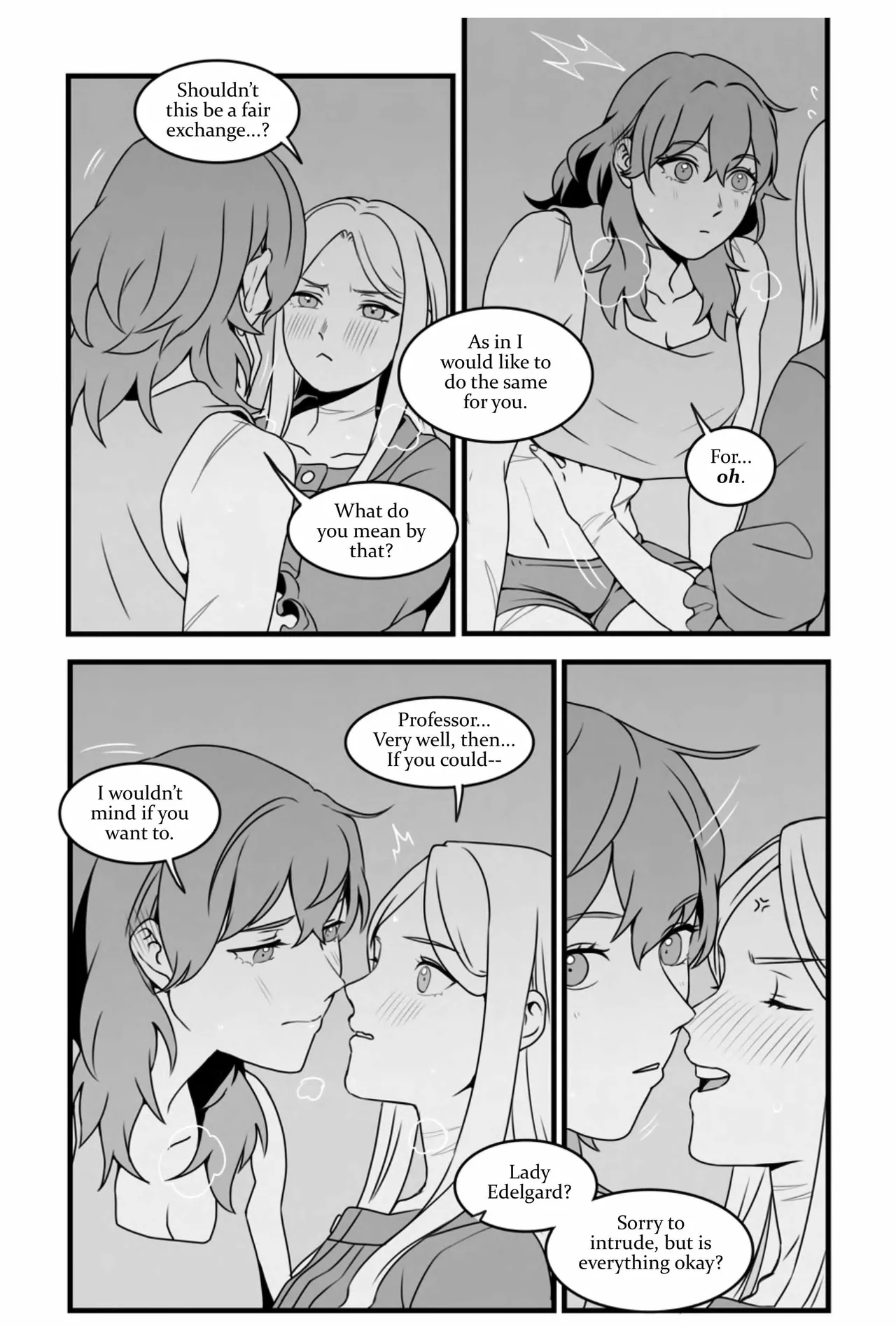 My Heart's a Secret page 27 featuring byleth eisner fire emblem parody - yuri females only hentai manga - read online free