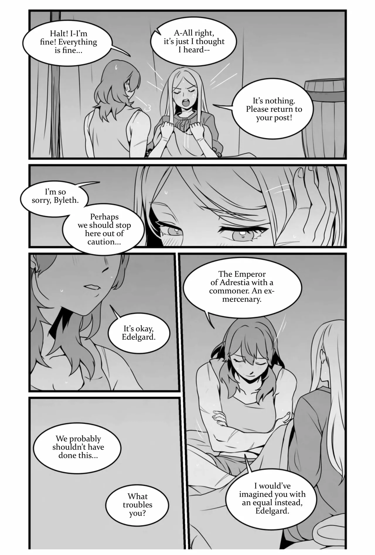 My Heart's a Secret page 28 featuring byleth eisner fire emblem parody - yuri females only hentai manga - read online free