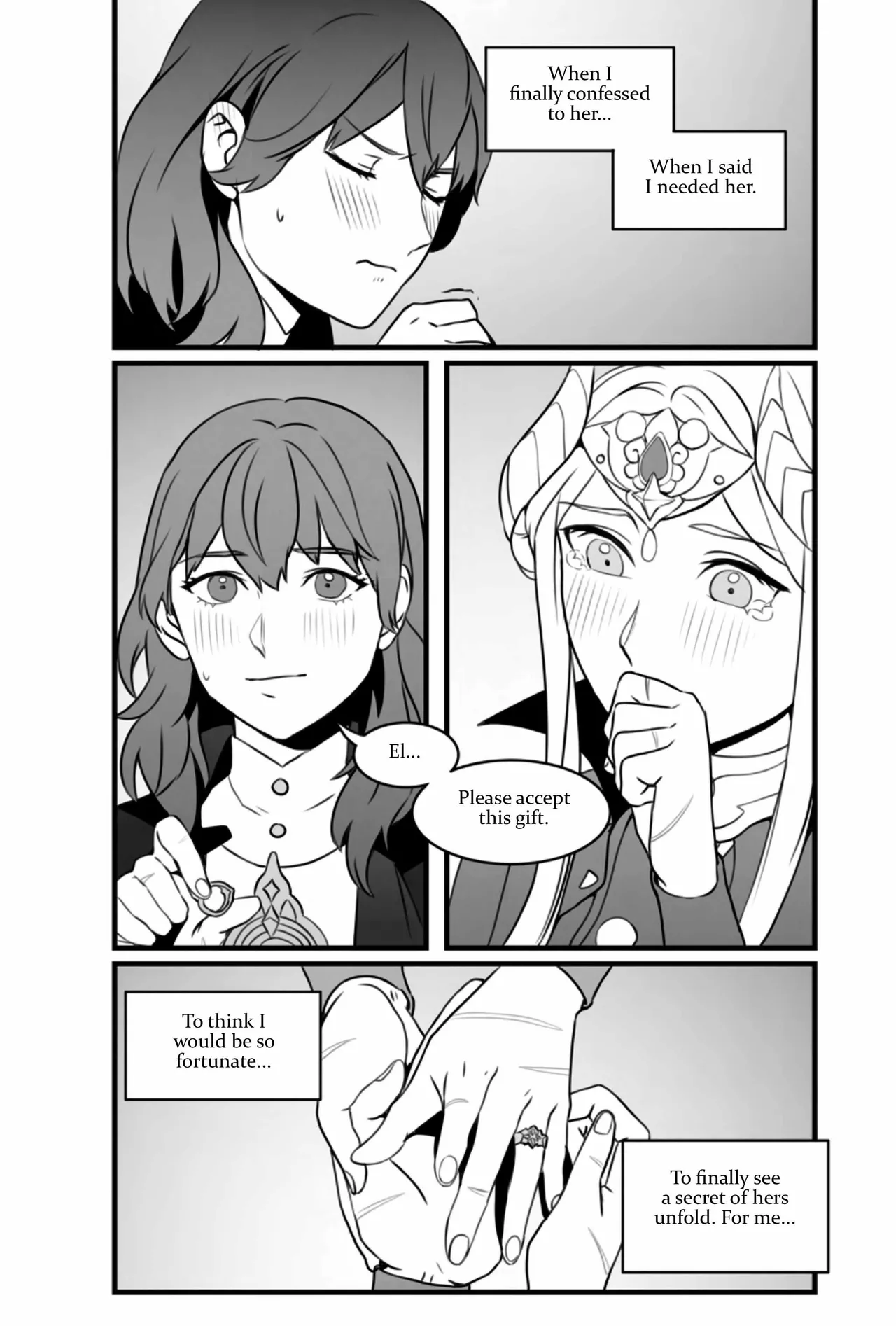 My Heart's a Secret page 37 featuring byleth eisner fire emblem parody - yuri females only hentai manga - read online free