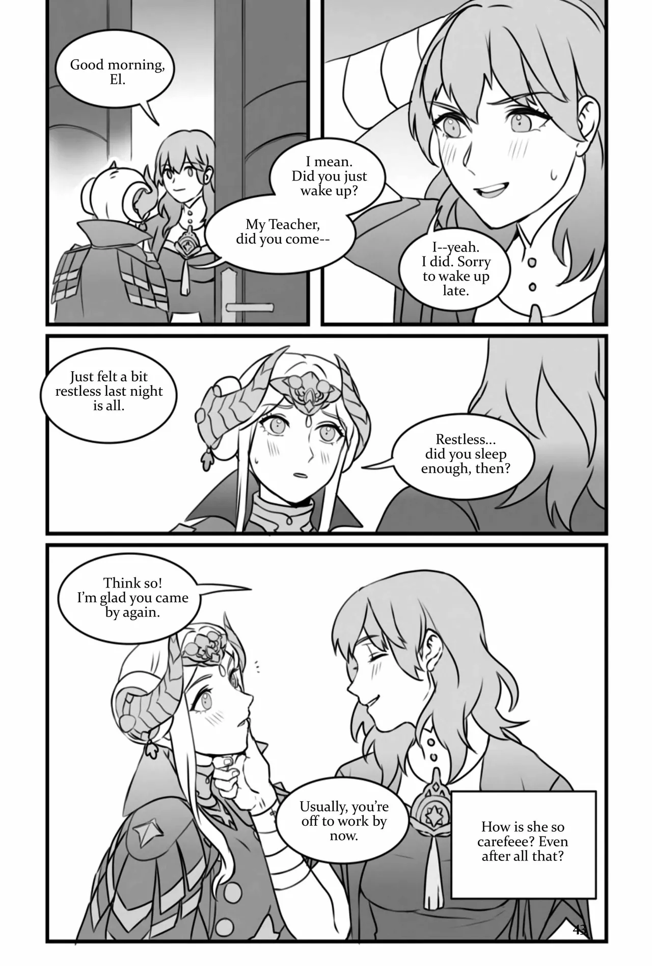 My Heart's a Secret page 43 featuring byleth eisner fire emblem parody - yuri females only hentai manga - read online free
