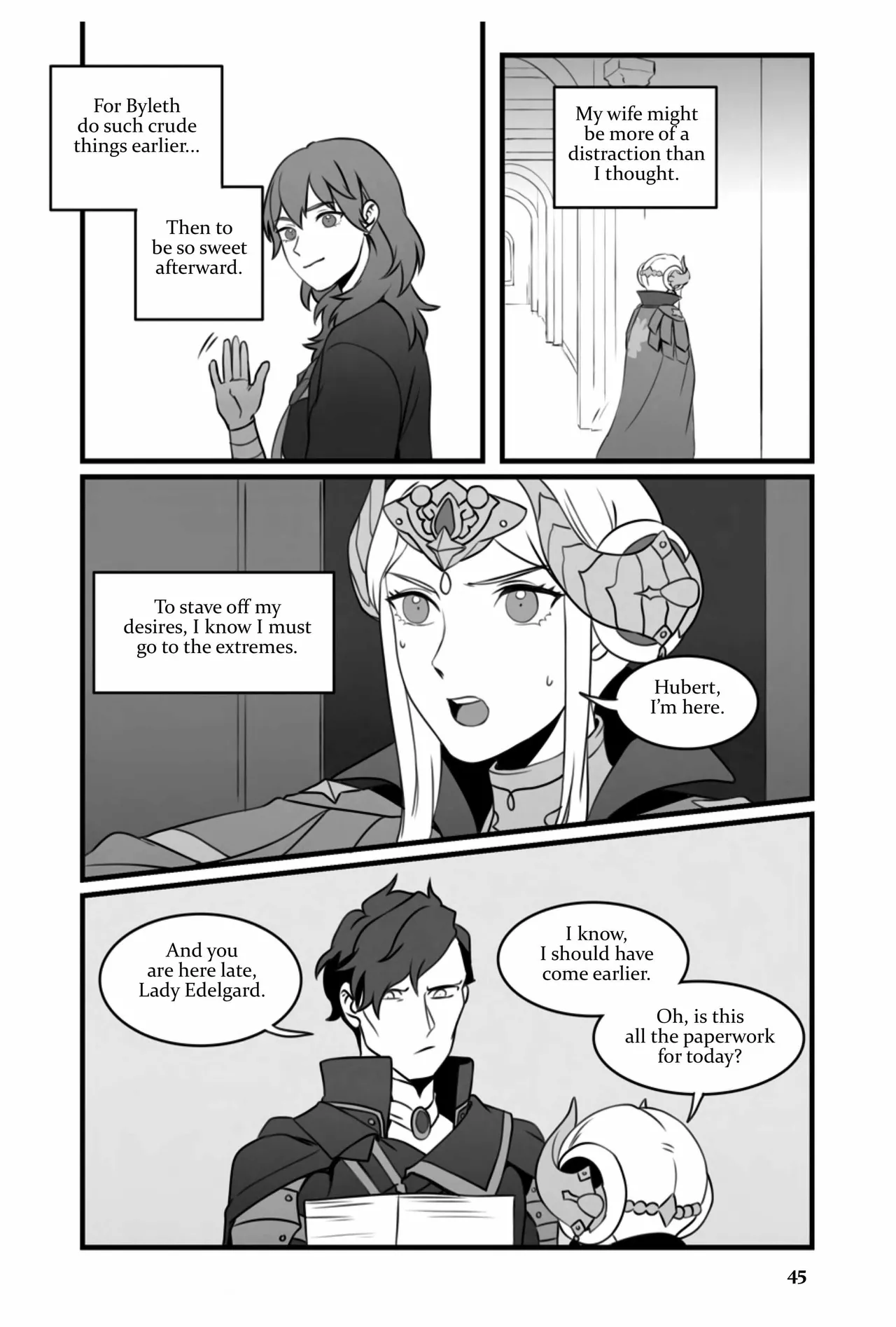 My Heart's a Secret page 45 featuring byleth eisner fire emblem parody - strap-on females only hentai manga - read online free