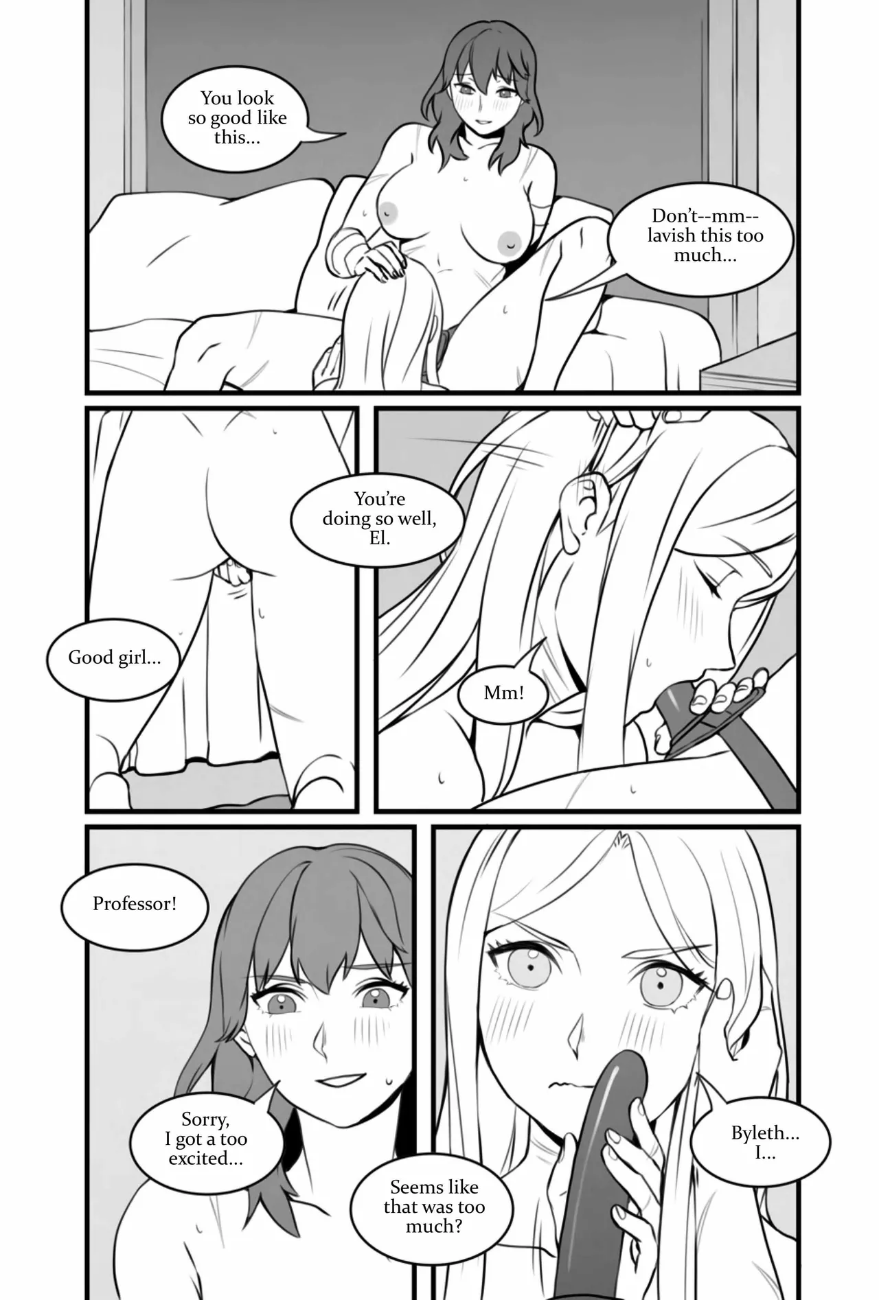 My Heart's a Secret page 62 featuring byleth eisner fire emblem parody - strap-on females only hentai manga - read online free