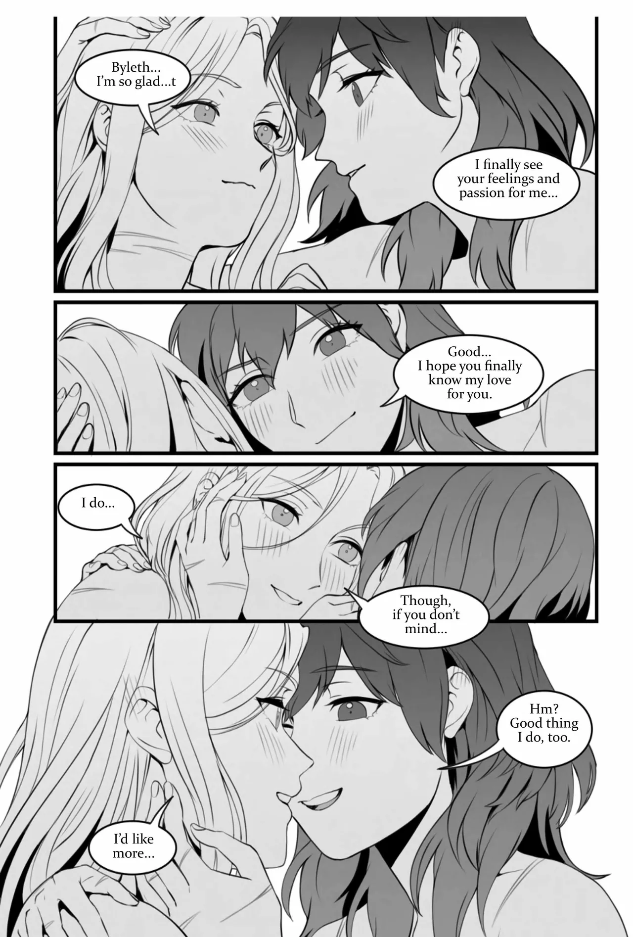 My Heart's a Secret page 71 featuring byleth eisner fire emblem parody - strap-on females only hentai manga - read online free