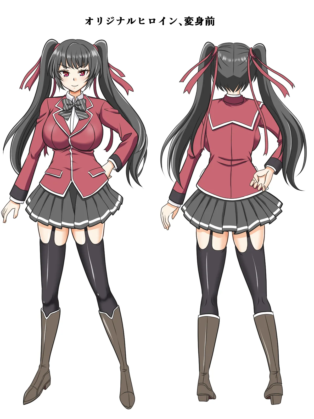 OriChara Henshin Scene page 18 original parody - transformation big breasts hentai manga - read online free